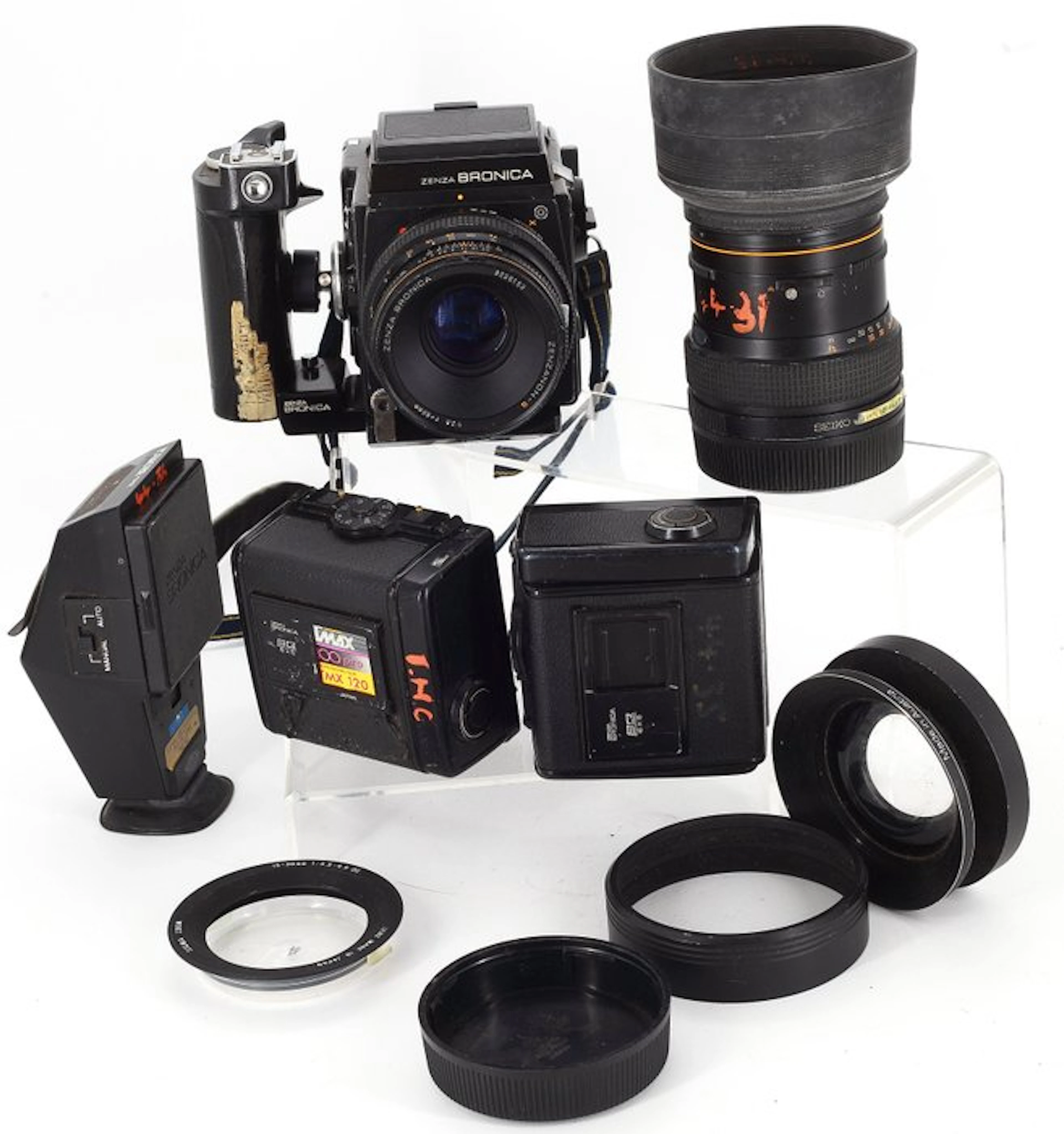 Zenza Bronica with unique provenance SQ-A + Zenzanon-S...