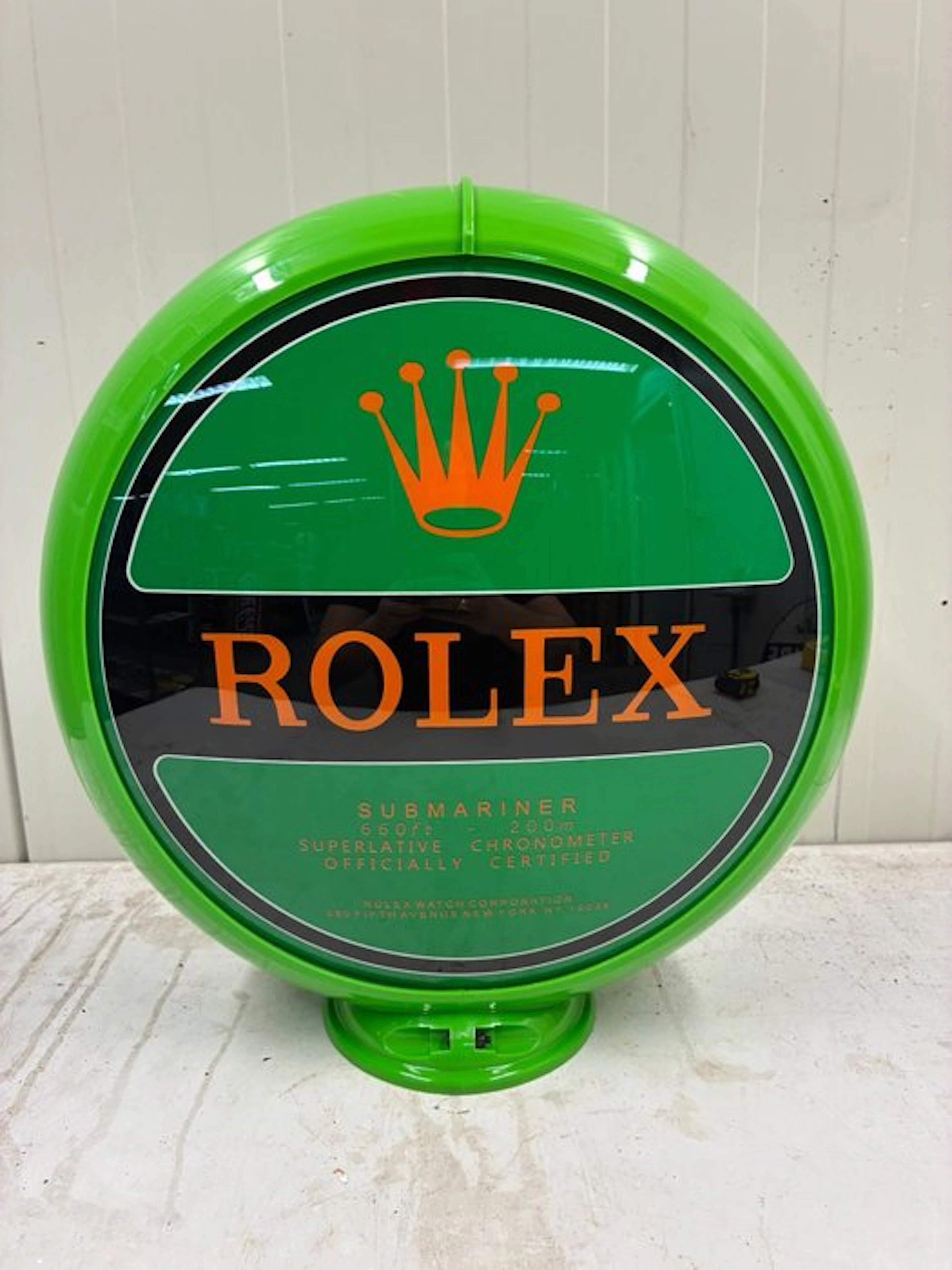 Petrol pump - Rolex - Rolex Submariner – Glazen Benzinepomp Globe - After 2000