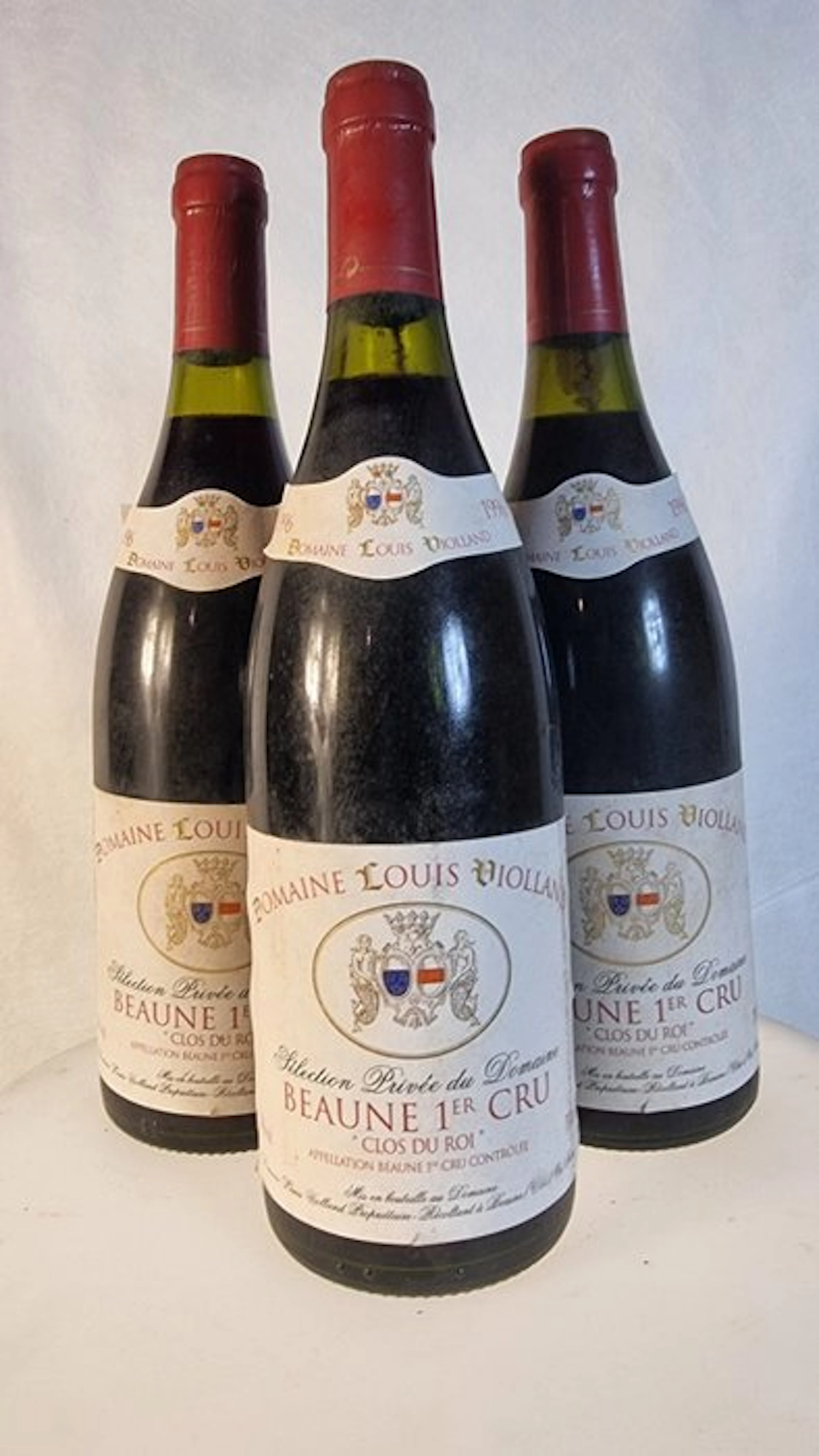 1996 Domaine Louis Violland "Clos du Roi" - Beaune 1er Cru - 3 Bottles (0.75L)