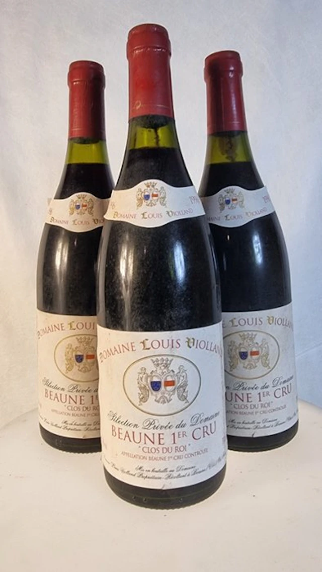 1996 Domaine Louis Violland "Clos du Roi" - Beaune 1er Cru - 3 Bottles (0.75L)