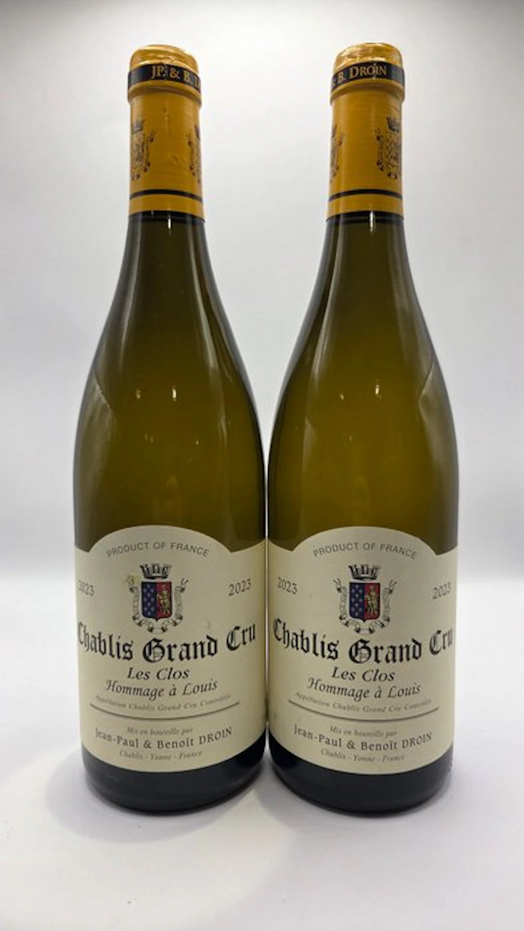 2023 Jean-Paul & Benoit Droin "Les Clos Hommage à Louis"...