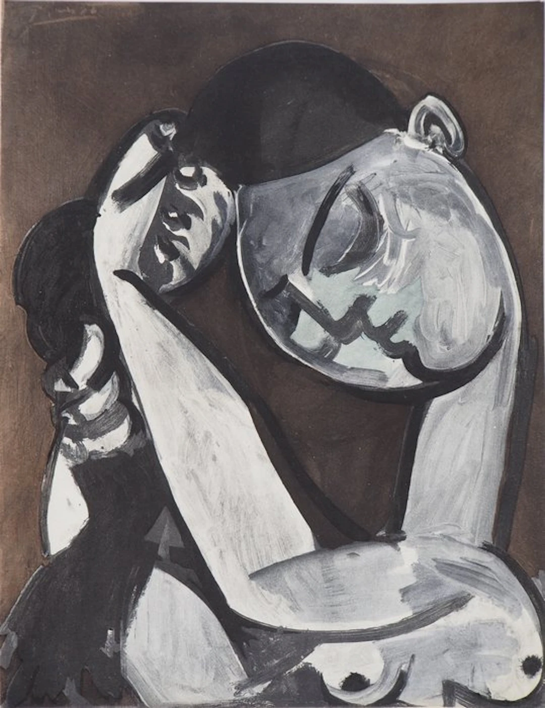 Pablo Picasso (1881-1973) - Femme se coiffant