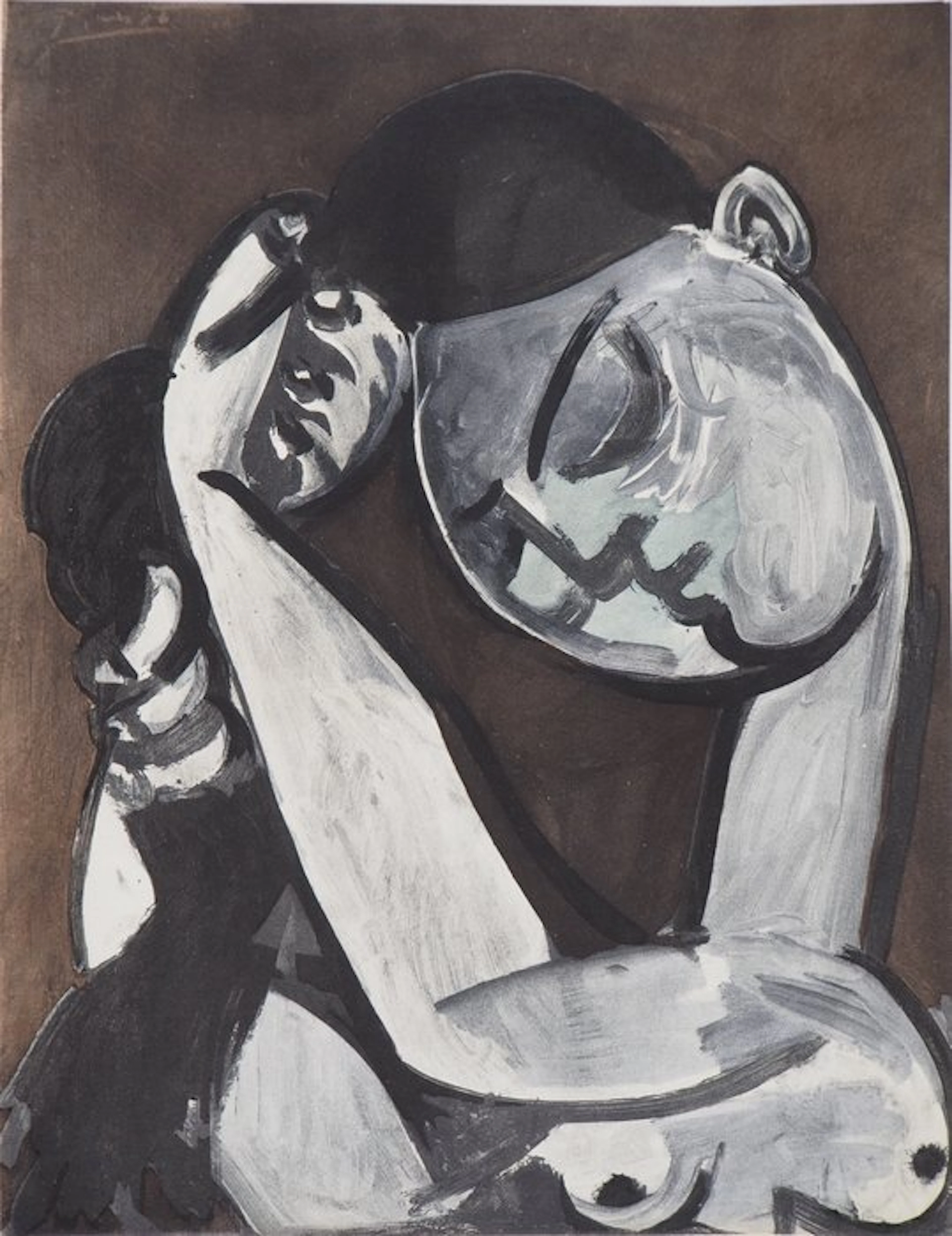Pablo Picasso (1881-1973) - Femme se coiffant