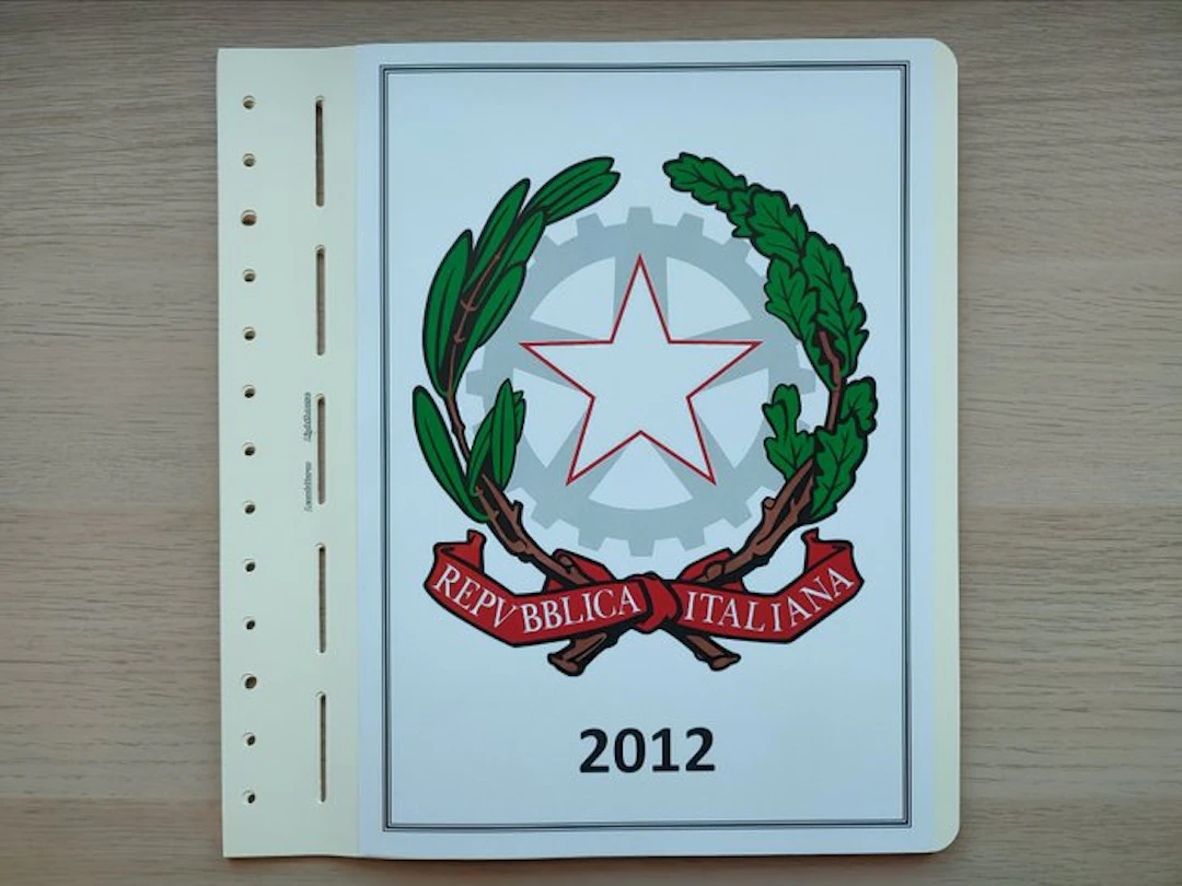 Italian Republic 2012 - Complete year 2012 with mini sheets on Leuchtturm