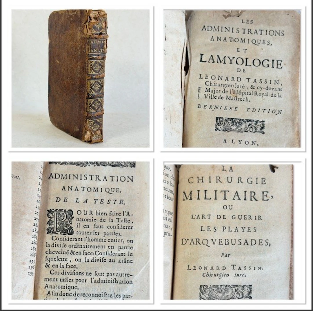 Tassin - Administrations anatomiques et la myologie - 1696
