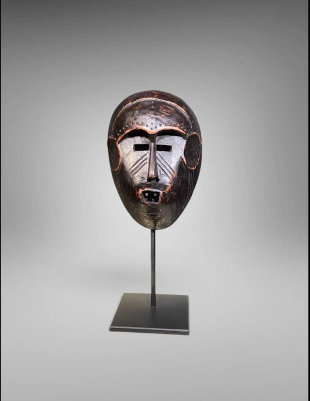 Mask ngbaka - 24 cm - Mask of the cow monkey - of the cow - DR Congo