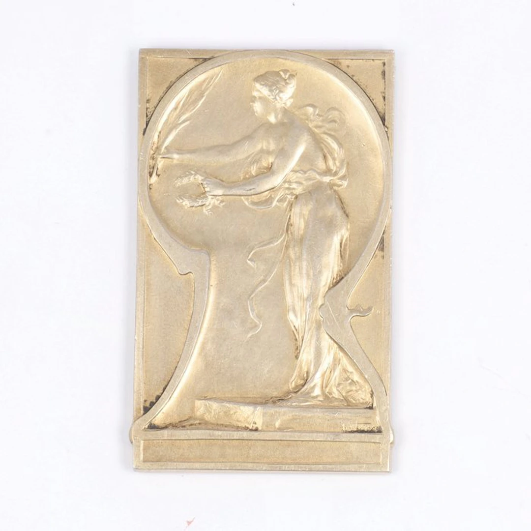 Art medal - Jugendstil 'Hommage de Reconnaissance' Manifestation Nationale 1911