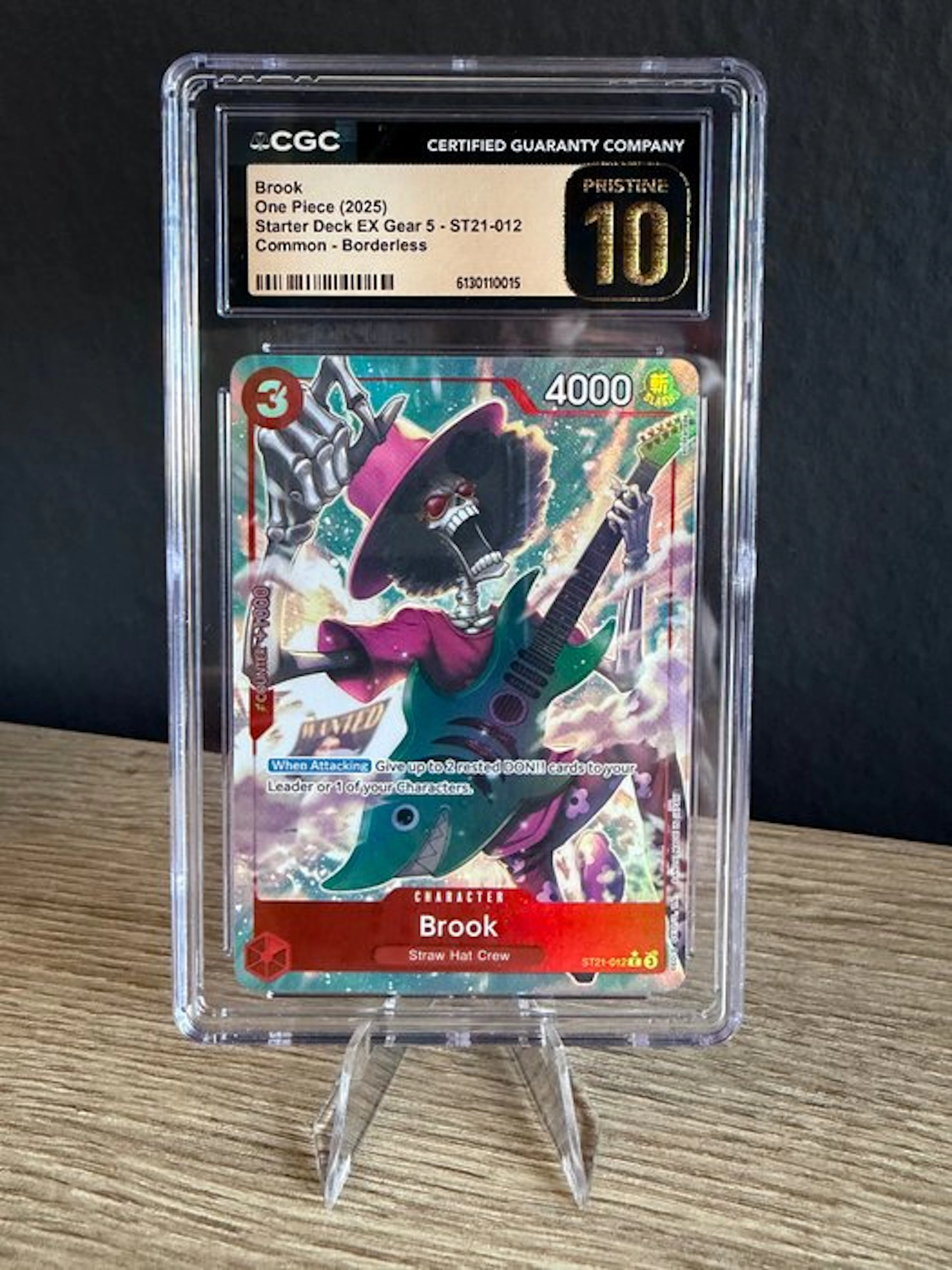 One Piece Card Game - 1 Graded card - One Piece - Brook ST21-012 Full art