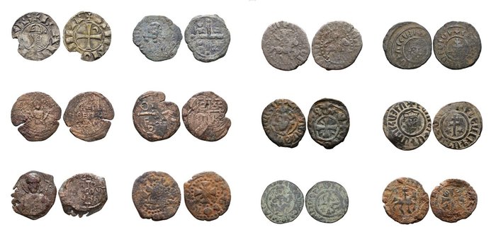 . Antioch; Armenia Middle ages, 12 coins (No reserve price)