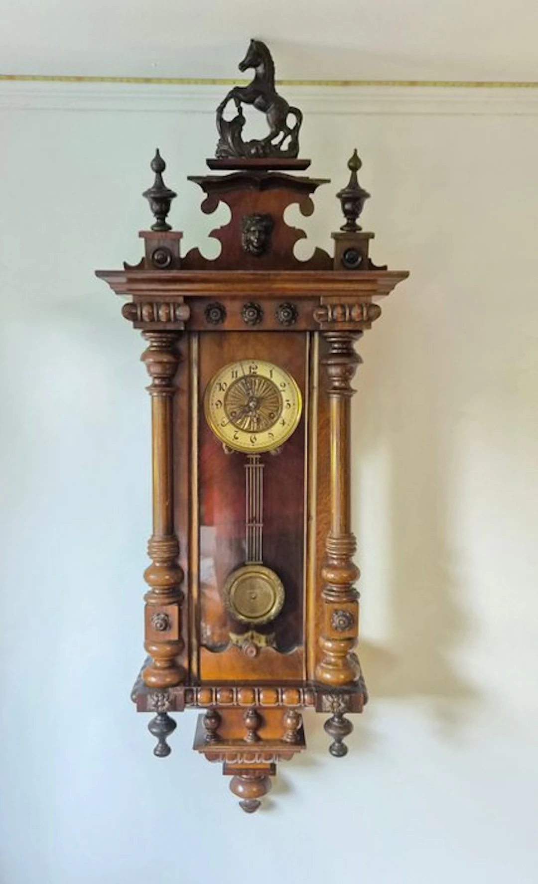 Wall clock - Wood - 1850-1900
