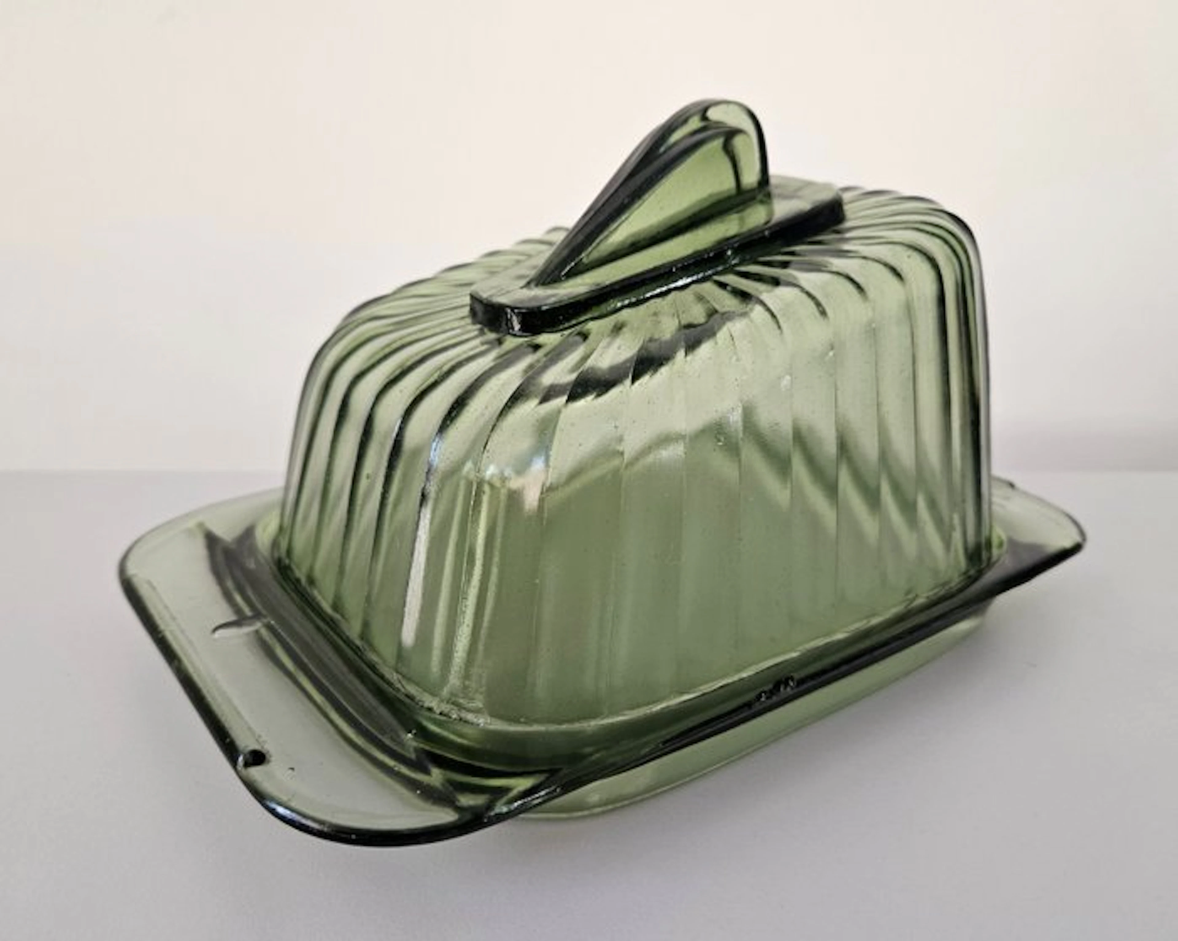 Royal Leerdam - Butter dish - Kaasstolp - Stolp - Art Deco - 1939