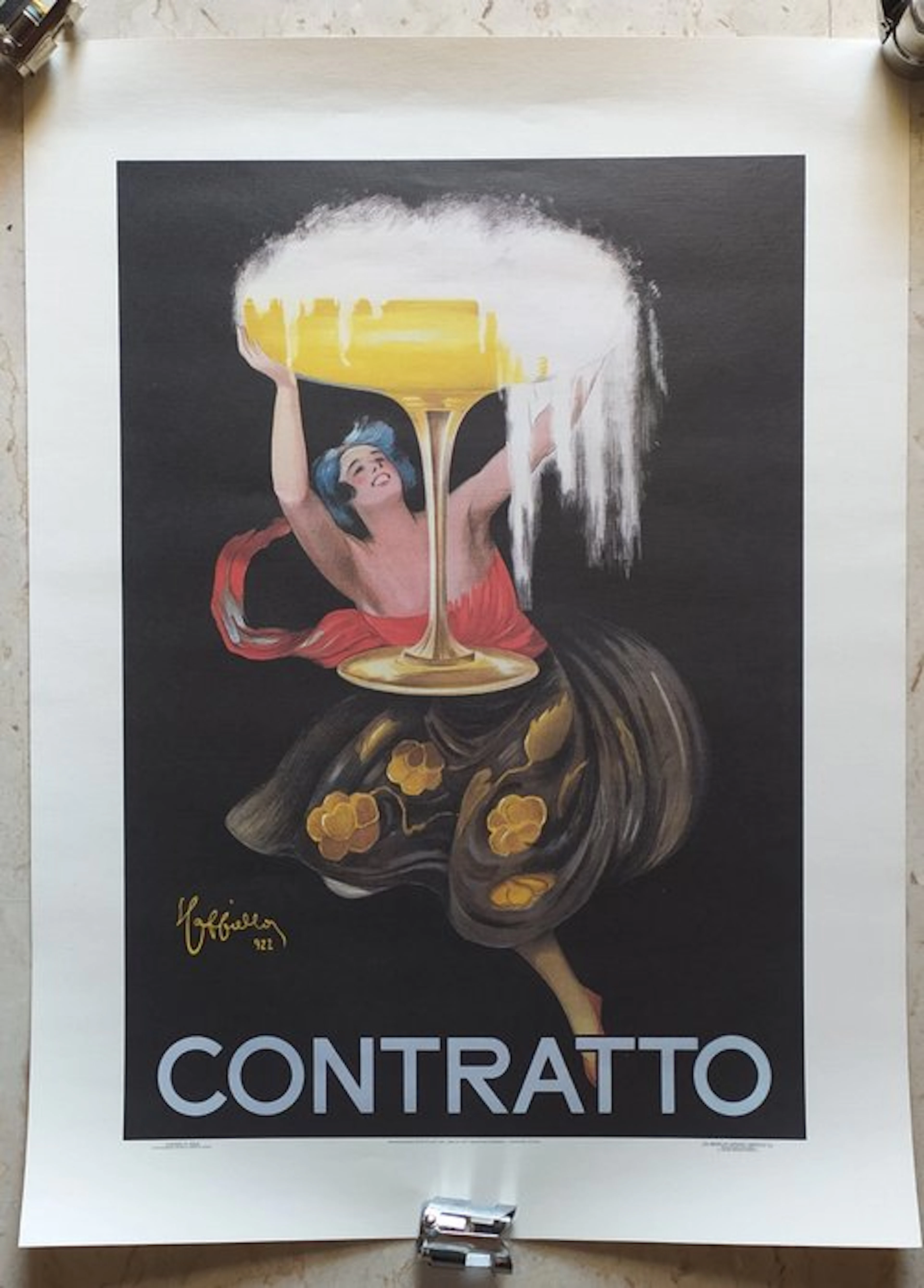Leonetto Cappiello - Arti Grafiche Possenti - REPRINT - Contratto