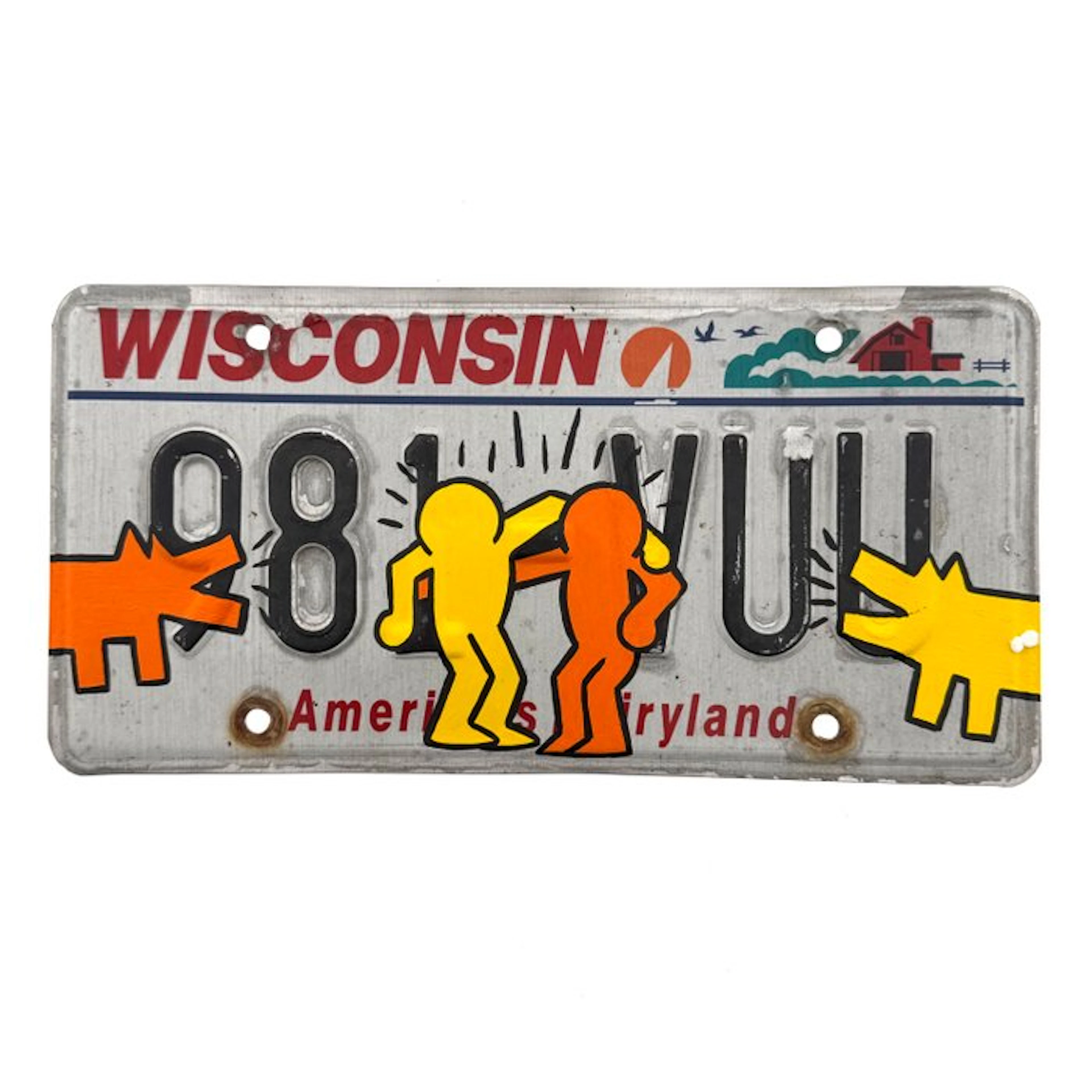 PAAPI (1986) - Good Boys (Keith Haring) x License Plate