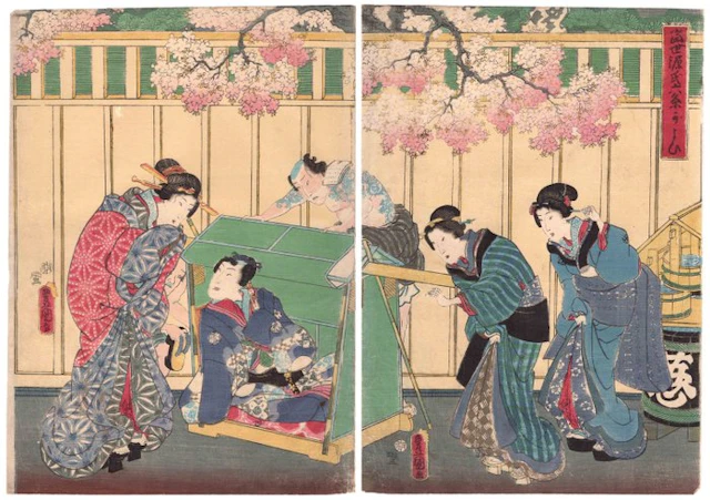 Tōsei Genji Rokujō-gayoi (当世源氏六条がよひ)