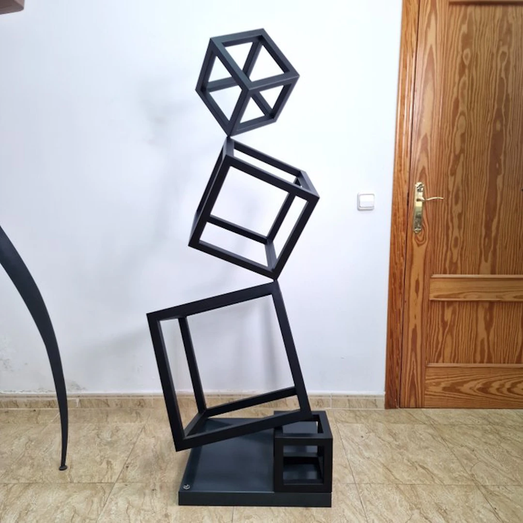 José Soler Art - The balance of the vacuum -Black XL