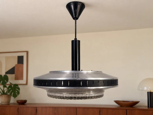 Lamp - Vintage Space Age pendant lamp – sculptural UFO...