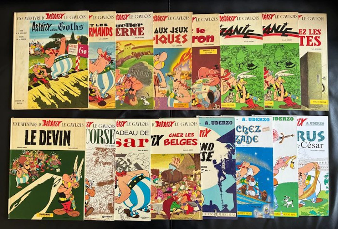 Asterix - 16x C - EO/Ré - 16 Album - 1966/2015