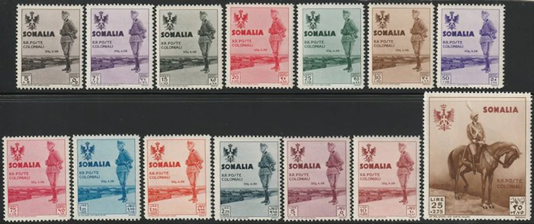Italian Somalia 1935 - King’s Visit from the Complete Sass S.40 Series