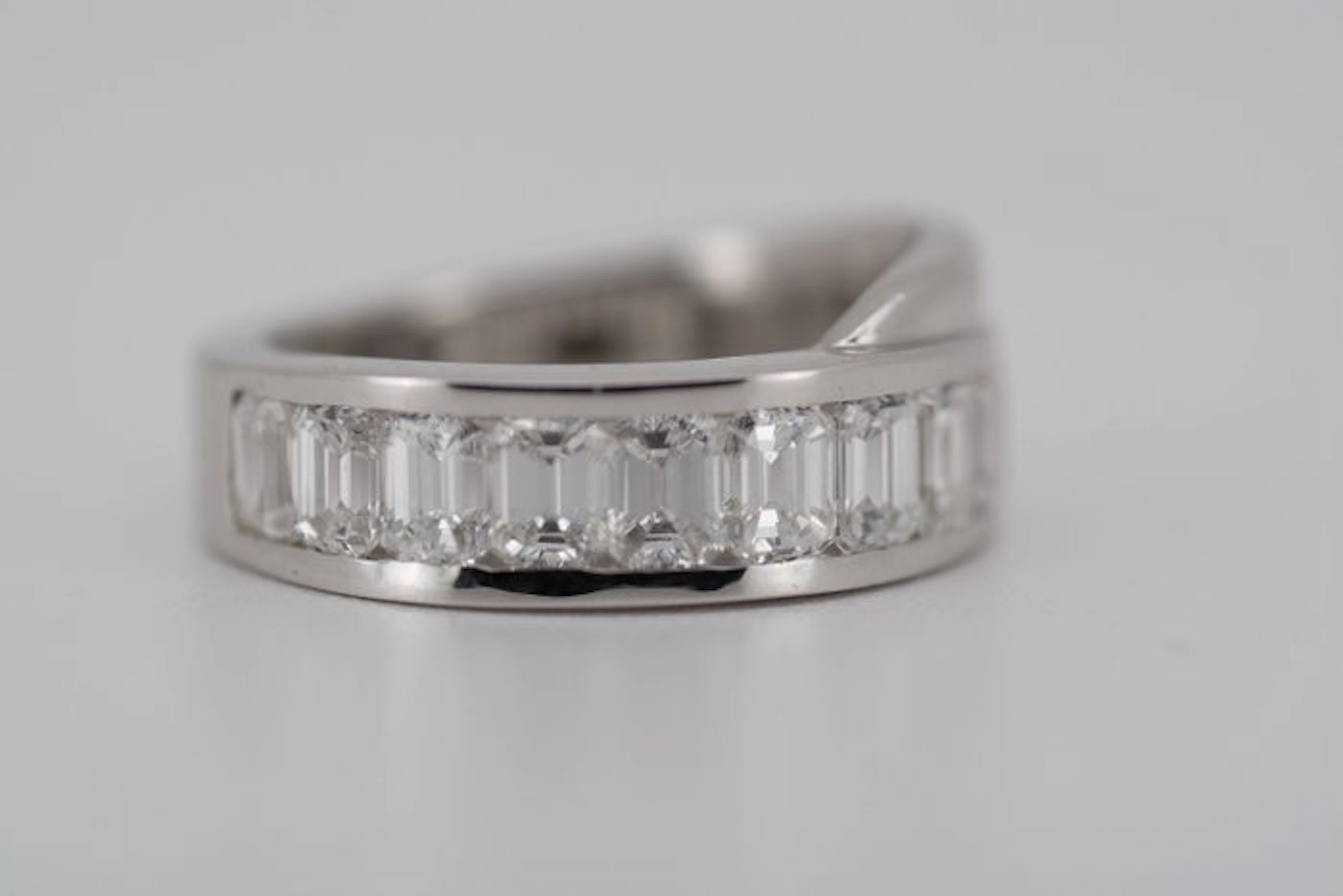 Ring - 18 kt. White gold - 2.50ct. tw. Diamond (Natural)