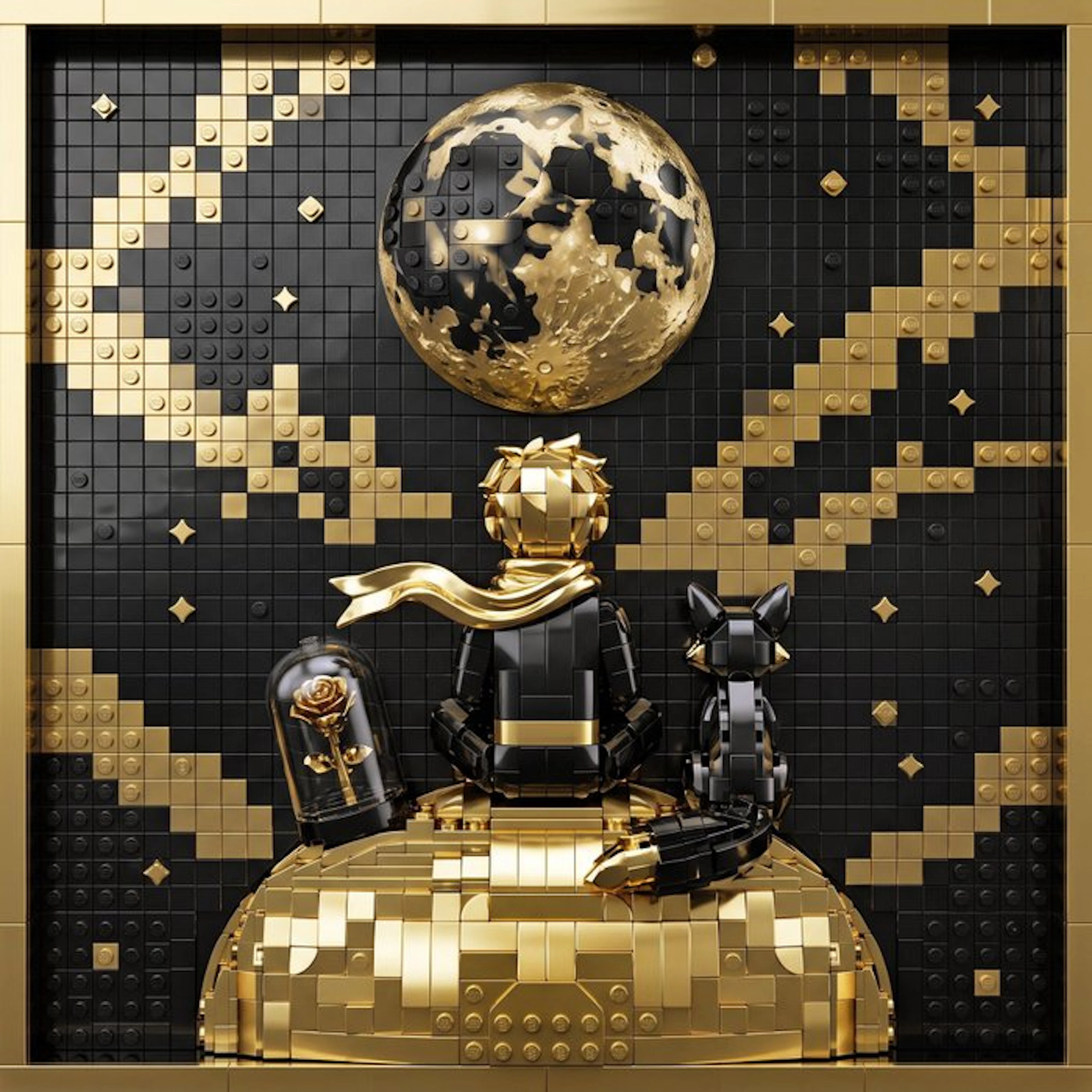 Artxlife - The Little Prince's Eternal Moments Golden Lego