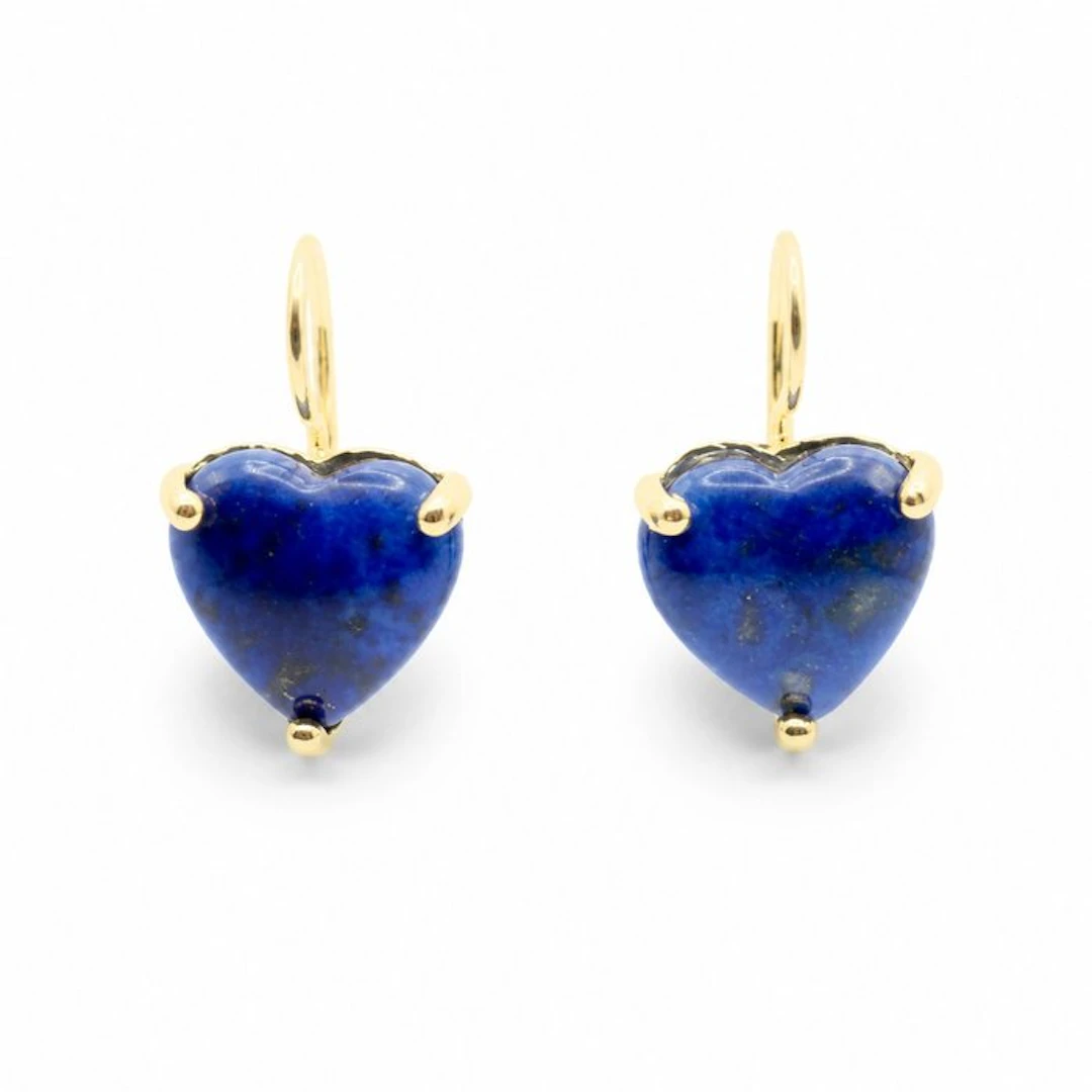 Lapis lazuli - Silver - Earrings