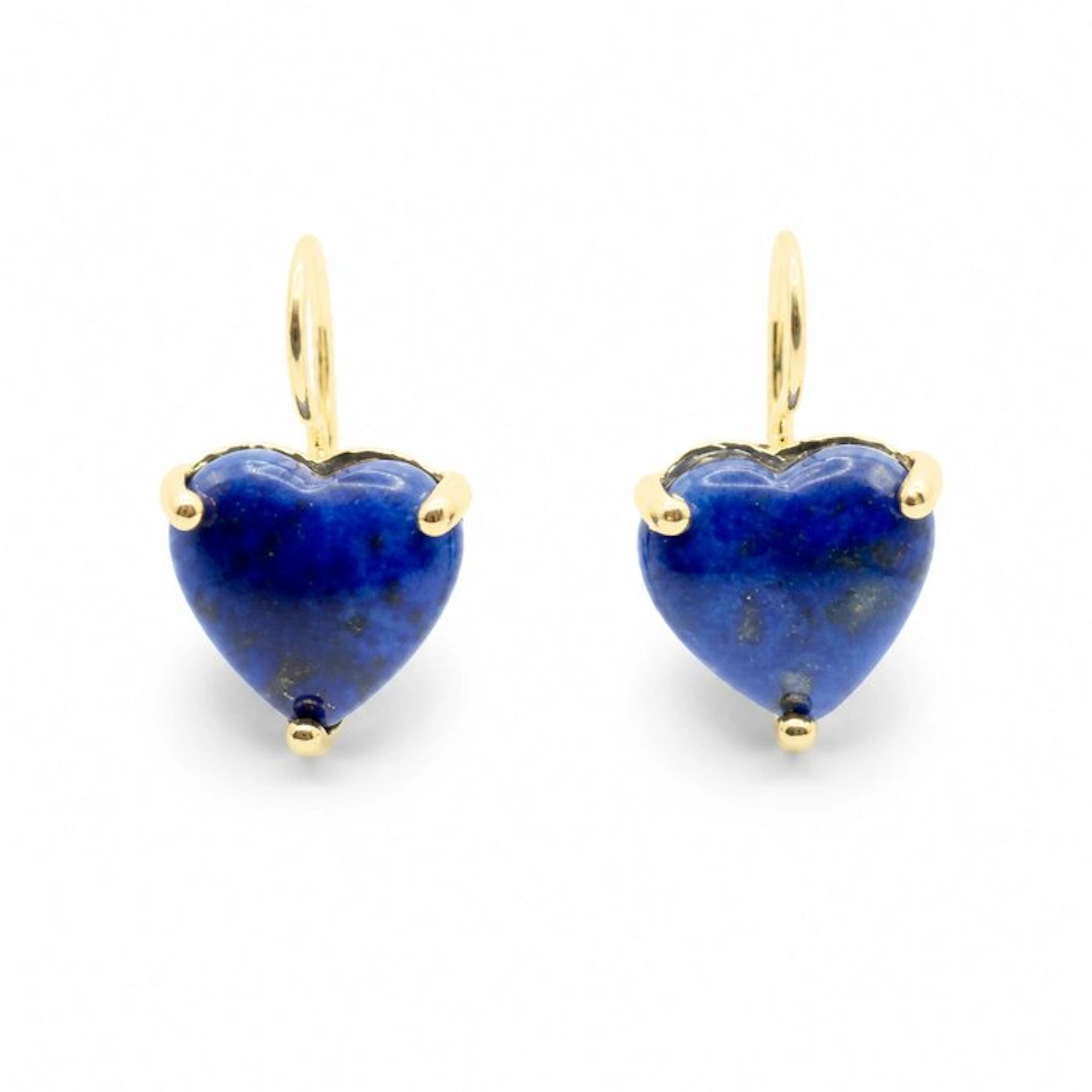Lapis lazuli - Silver - Earrings