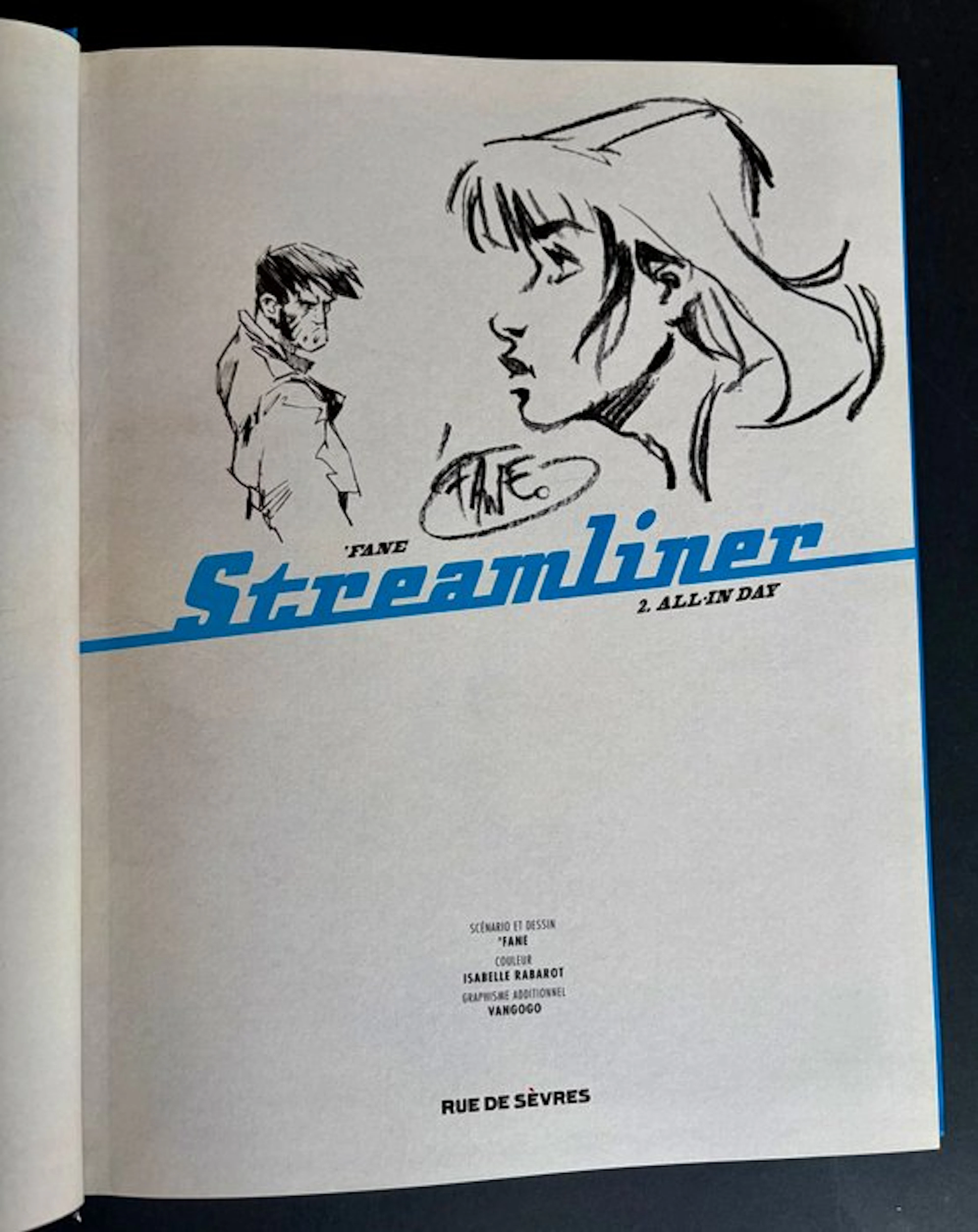 Streamliner T1 + T2 + dédicace - 2x C - 2 Album - First edition - 2017