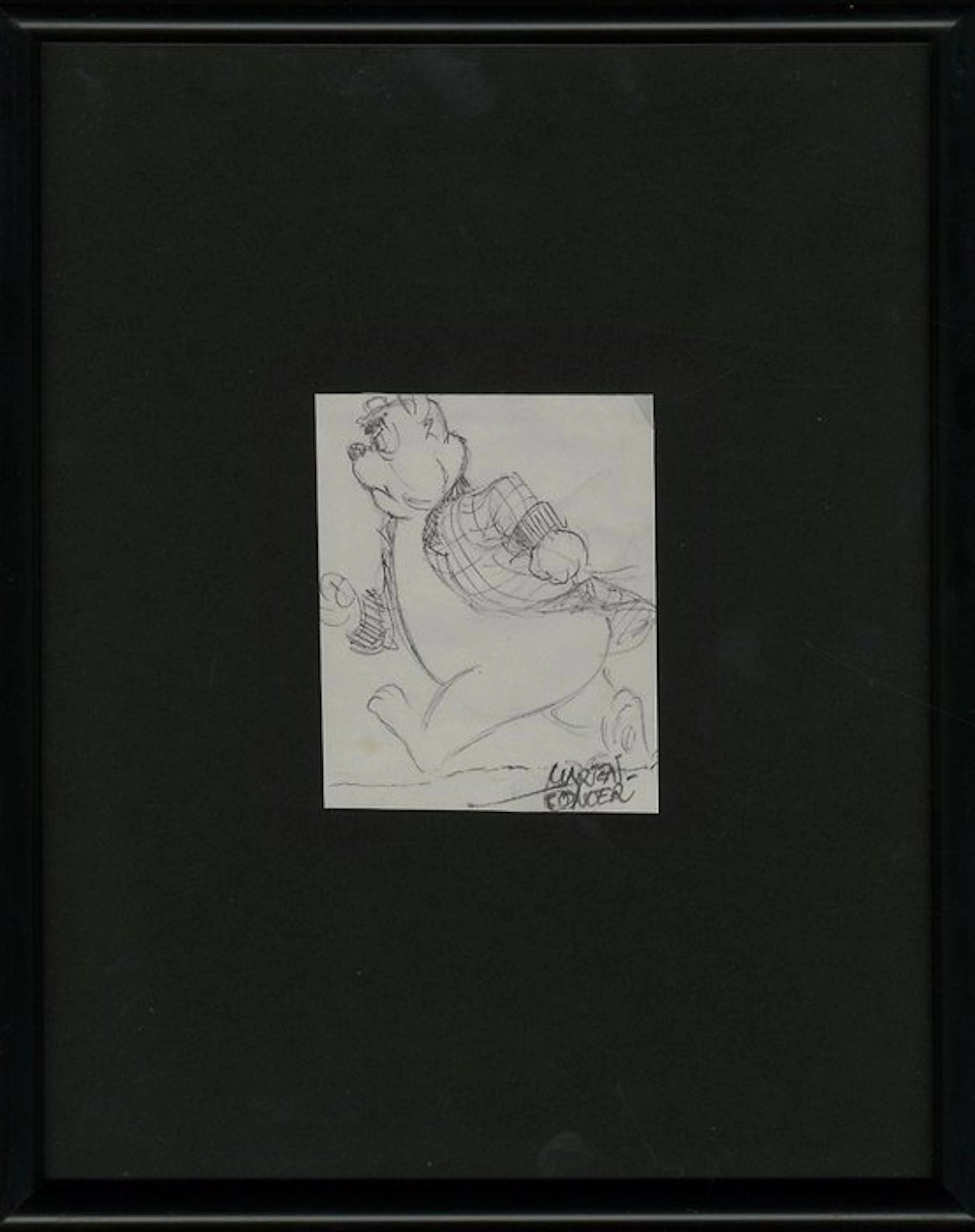 Marten Toonder - 1 drawing - Tom Poes & Heer Bommel - Heer Bommel (jaren 1970)