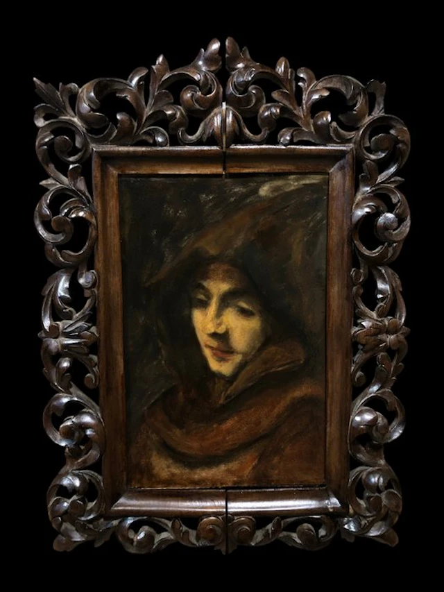 European School (XX) - Titus van Rijn dressed as a monk (After Rembrandt)