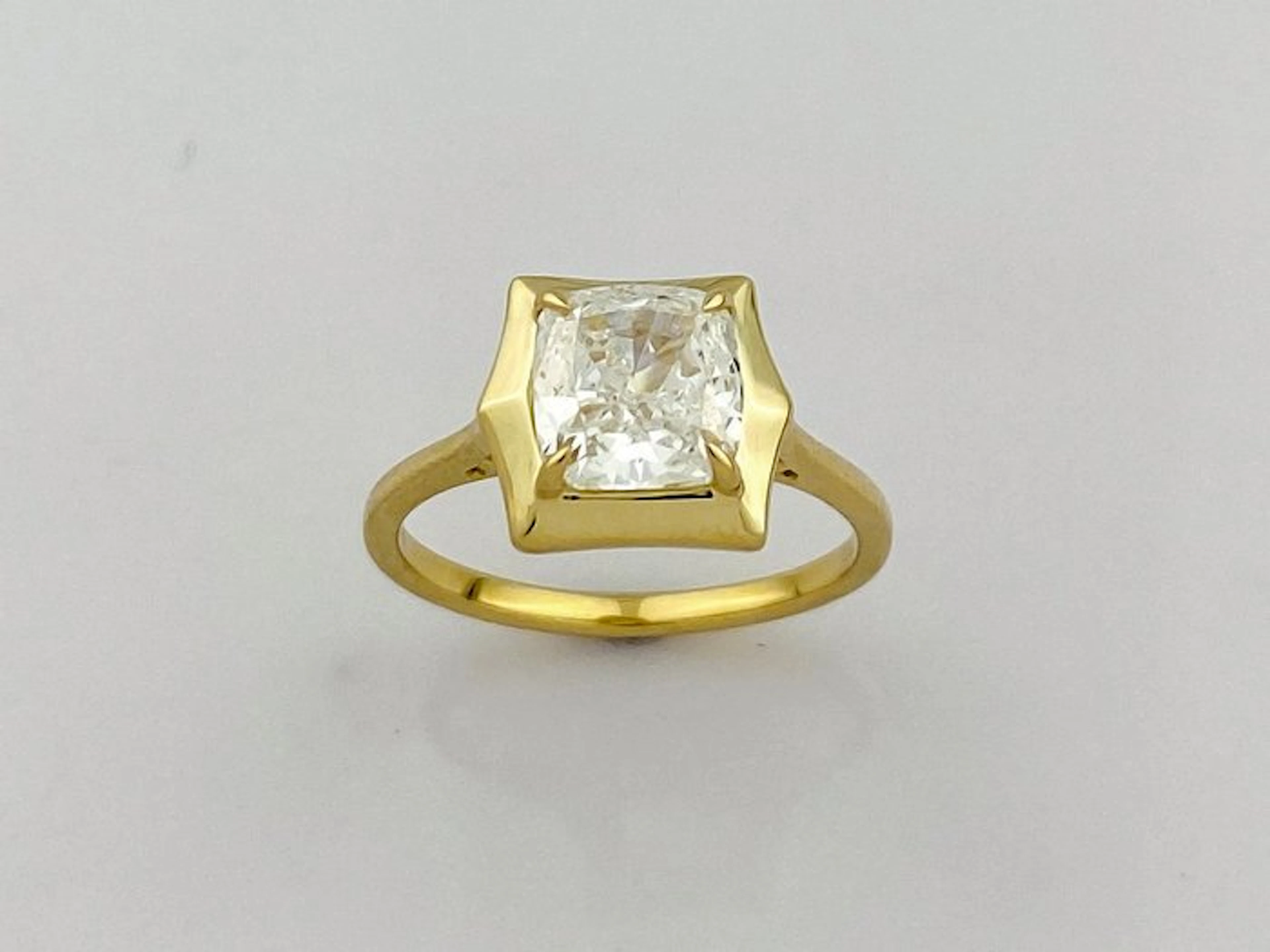 Ring - 14 kt. Yellow gold - 2.02ct. tw. Diamond (Lab-grown)
