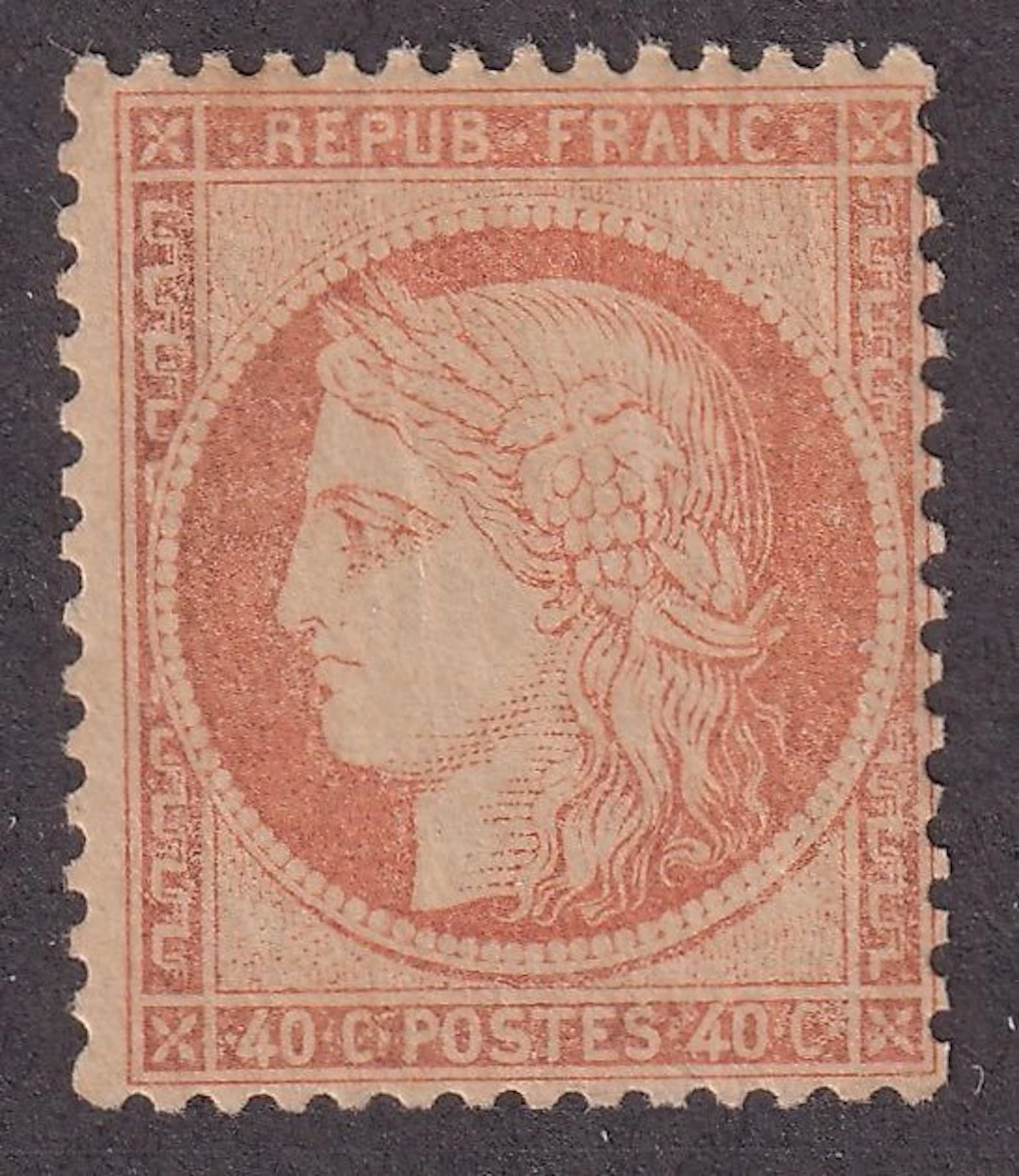 France - 40c orange