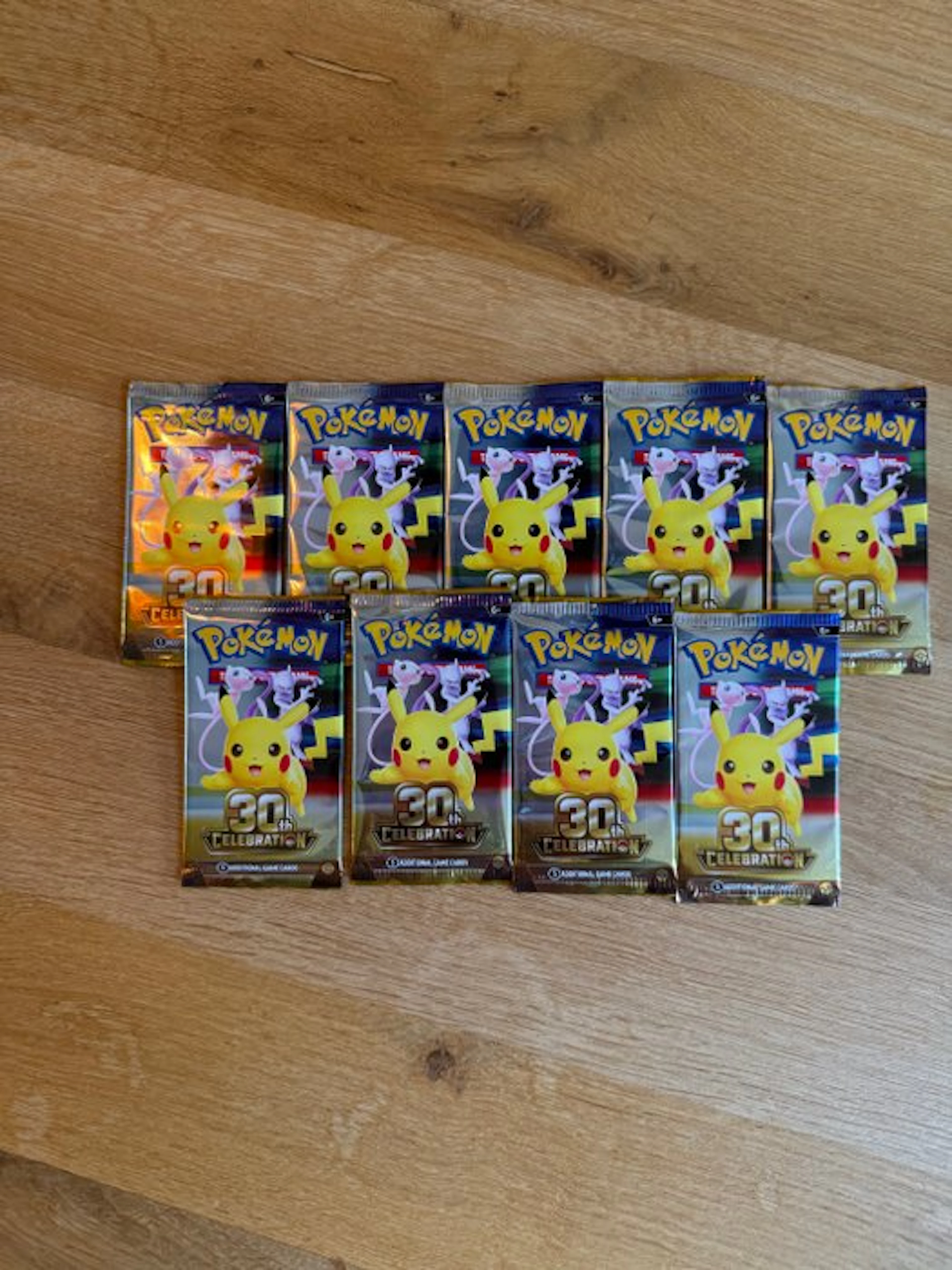 Pokémon - 9 Booster pack - Pokémon 30th anniversary set