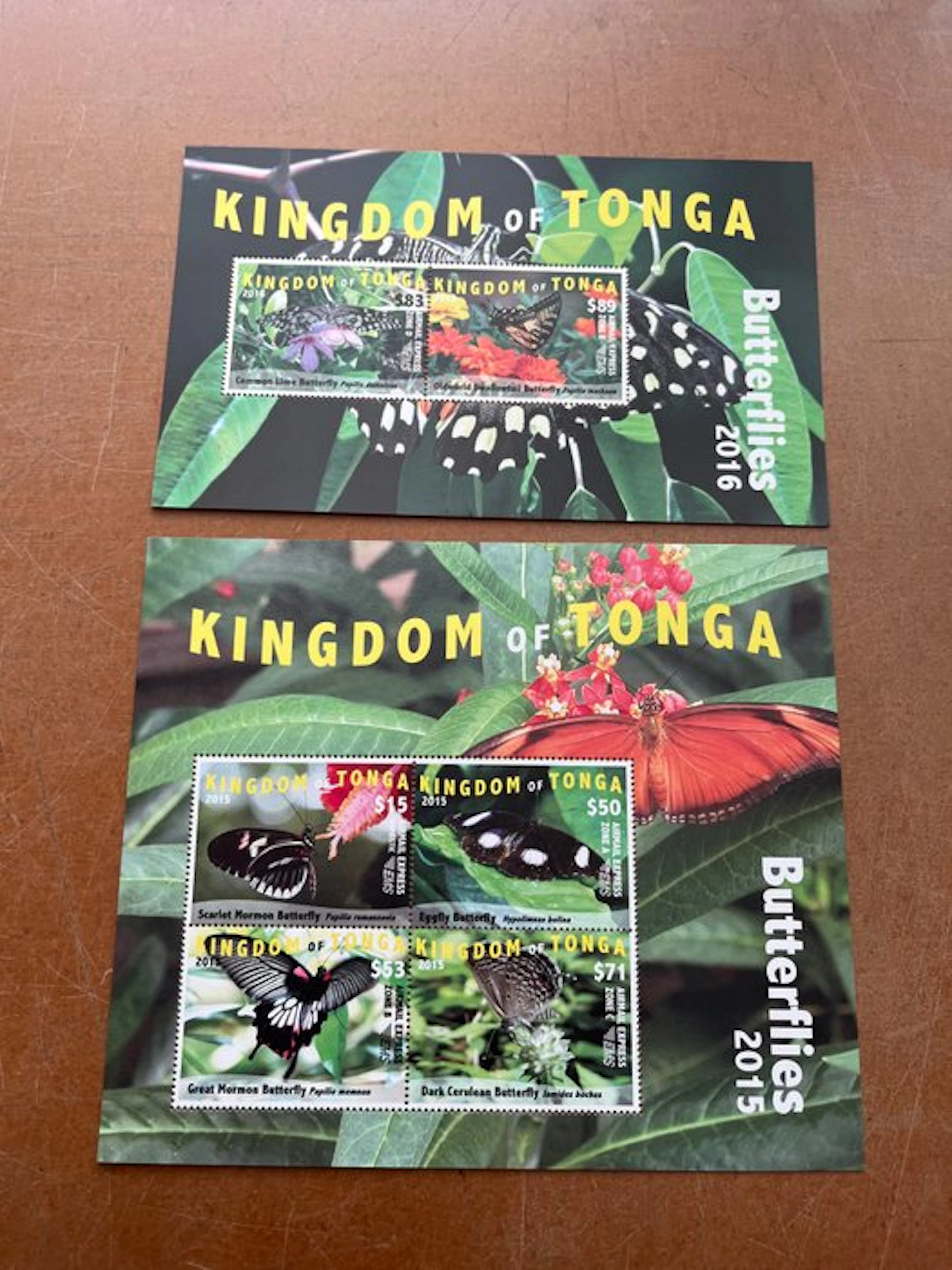 Tonga 2015/2016 - Catw: €790 - Michel nrs. blok 95, 96 en Blok 62, 63.