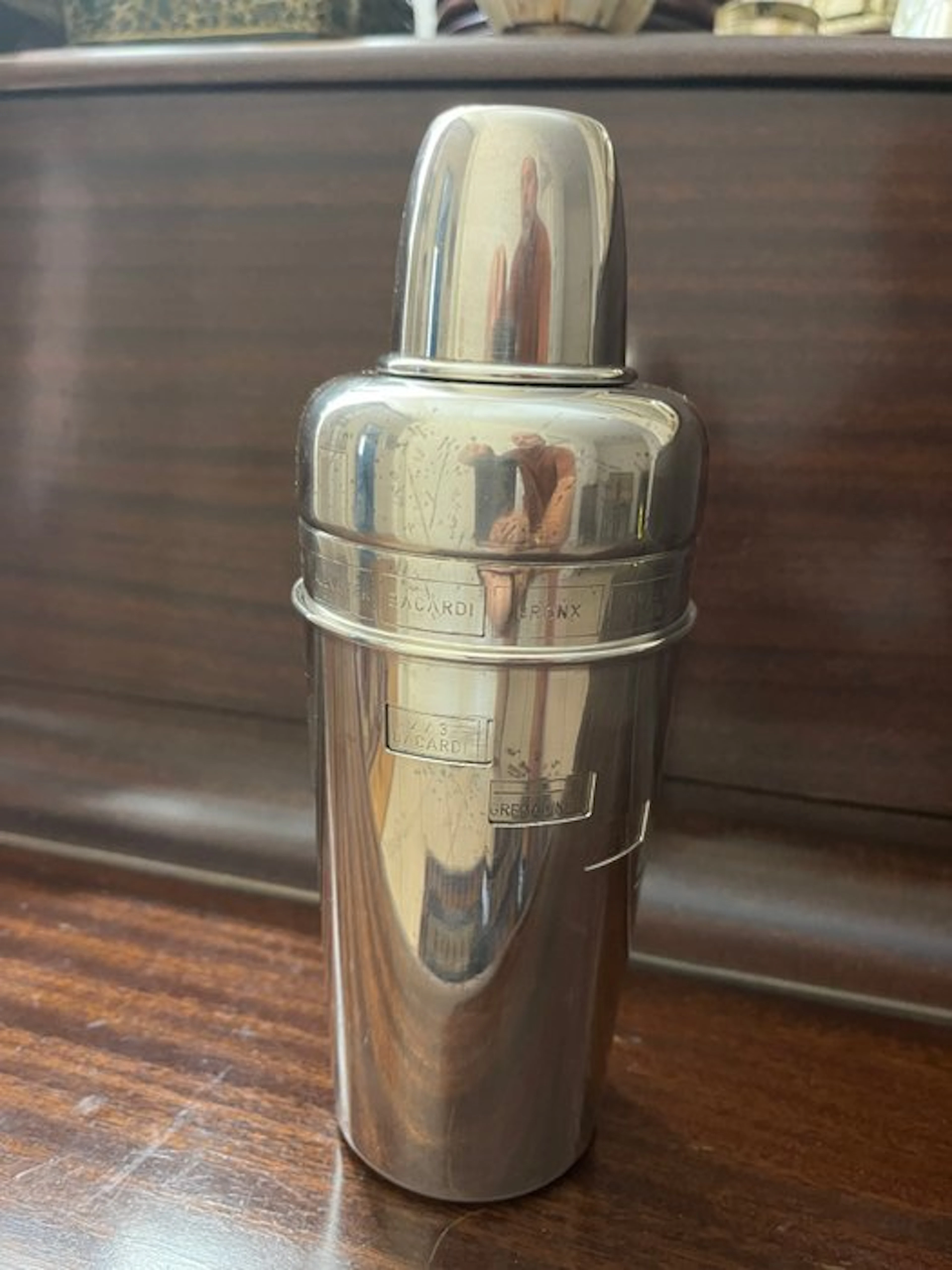 Cocktail shaker - .935 silver - Shaker silver cocktail