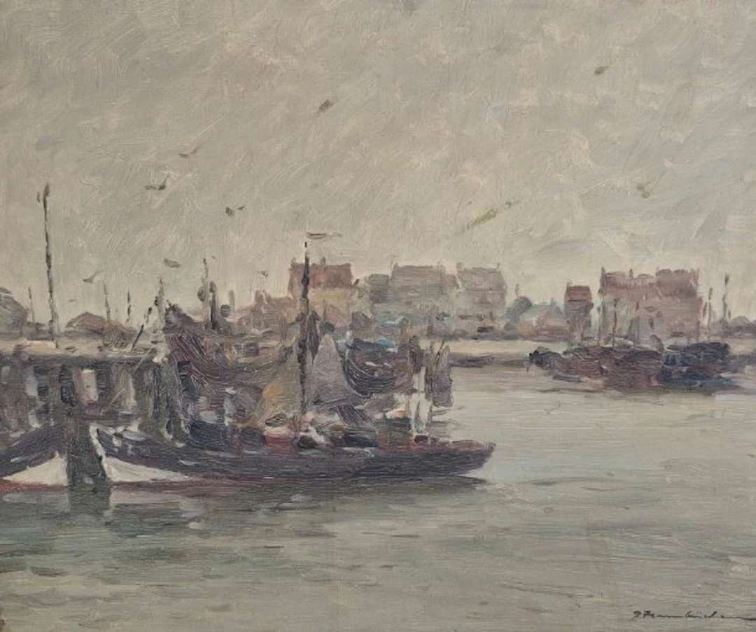 Gorge Hambuchen (1901-1971.) - Boten aan de Kant