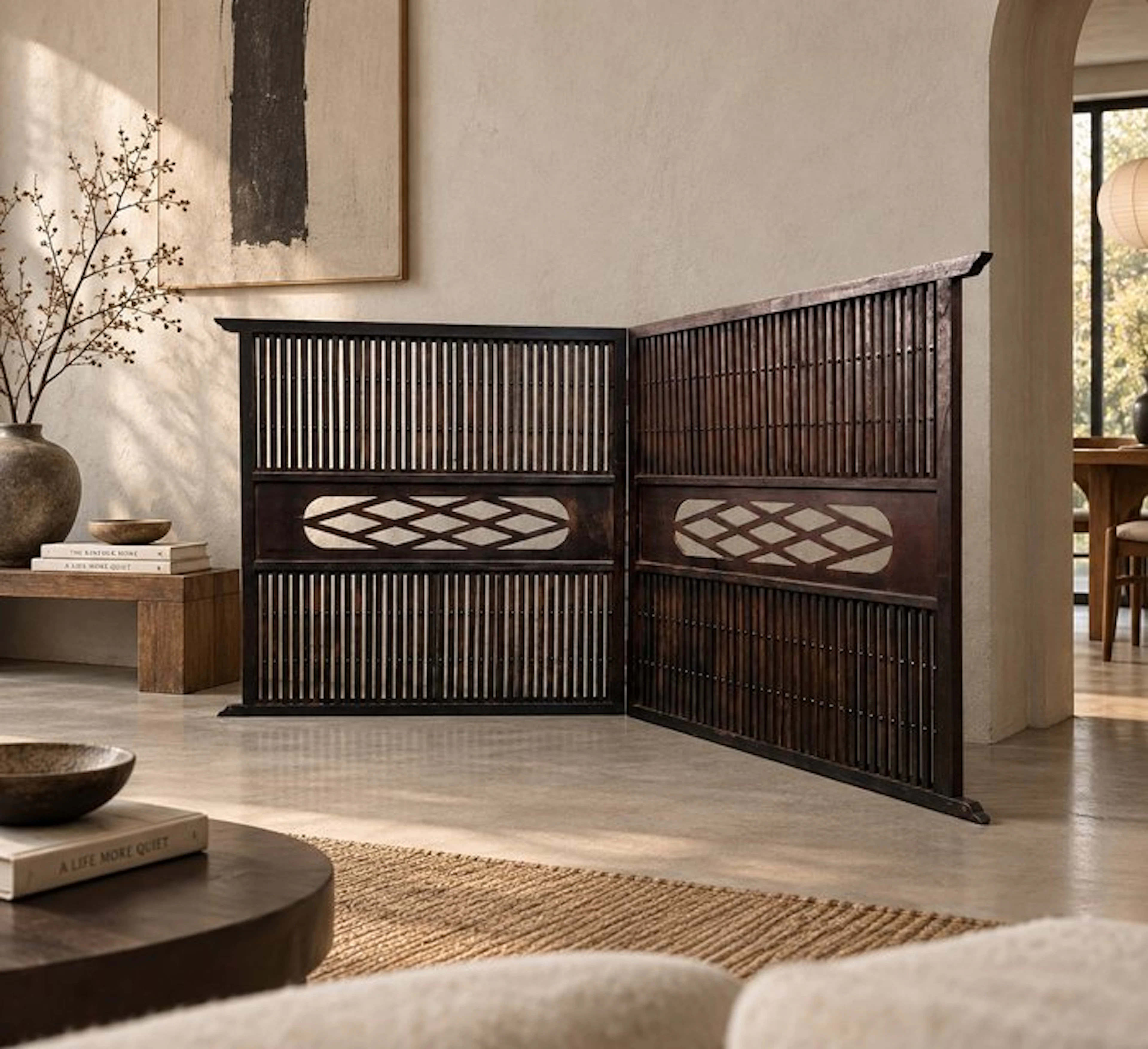 Screen/room divider - Wood - Japan