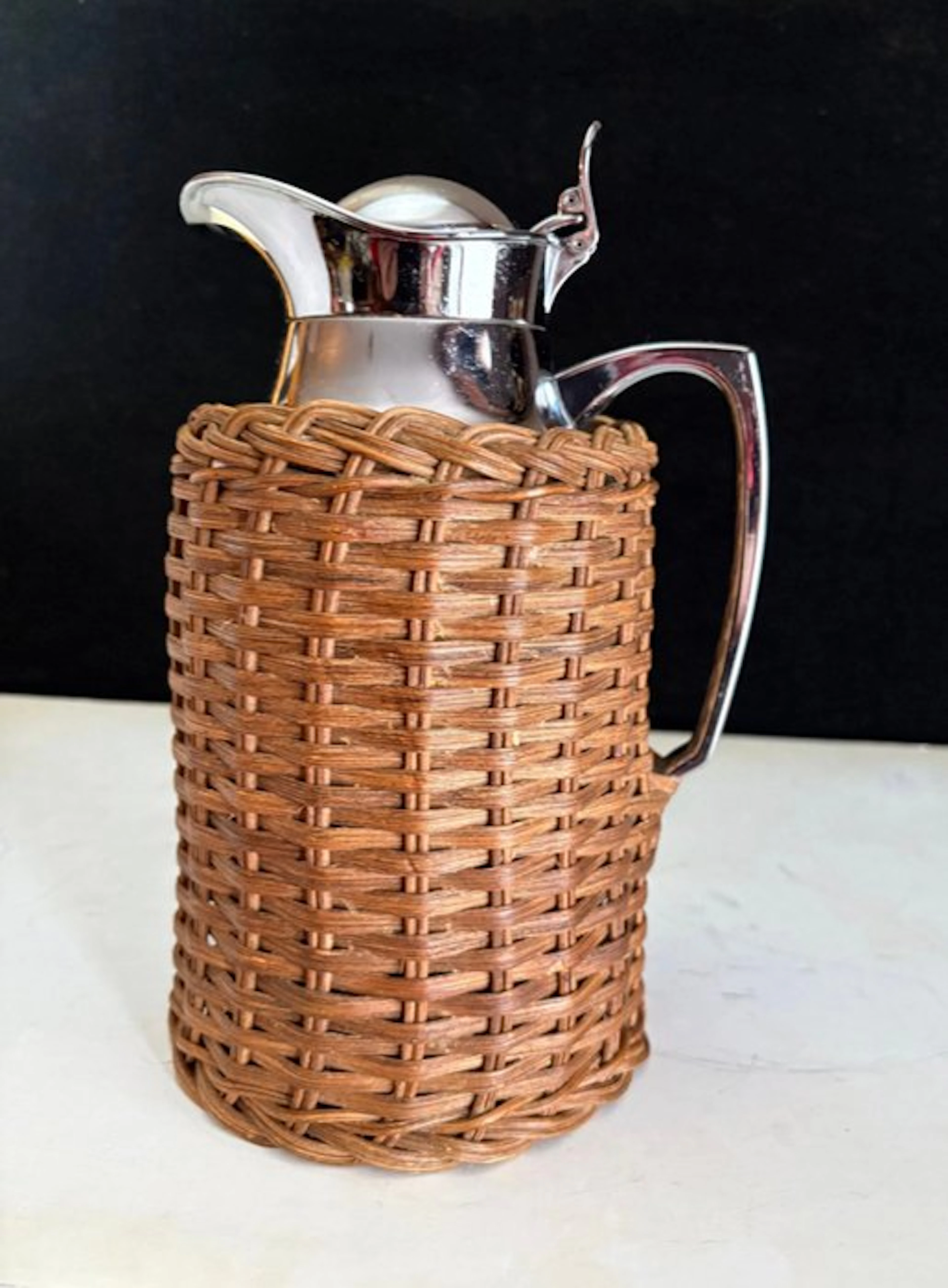 ALFI - Thermos flask - Glass, Chrome, Wood, Chrome
