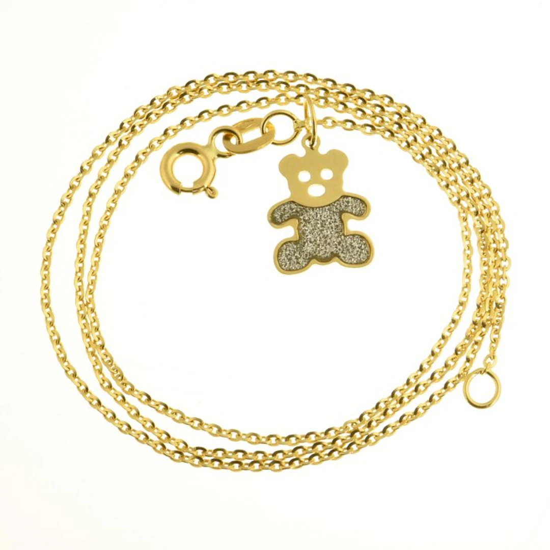 Necklace with pendant - 18 kt. Yellow gold