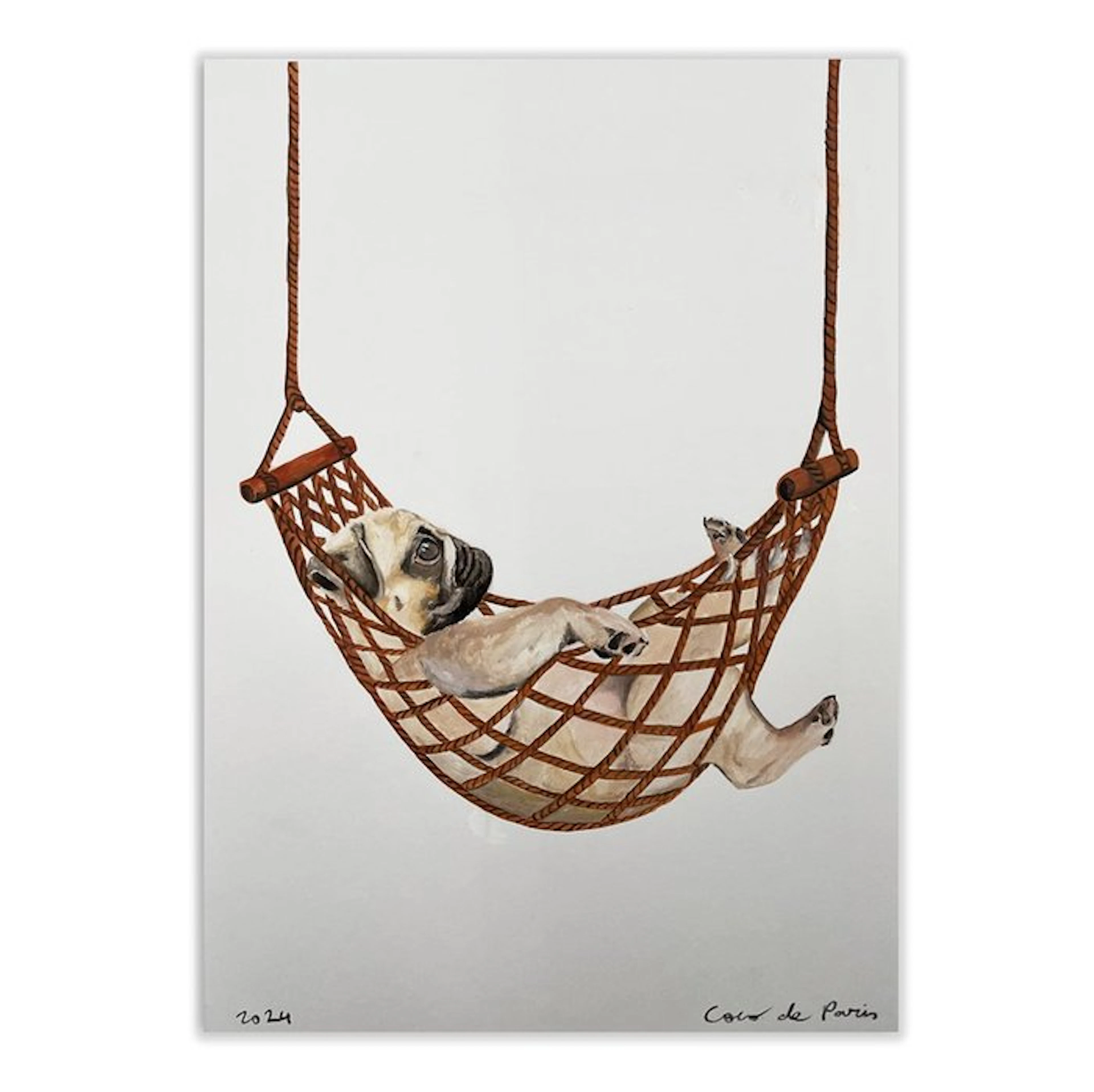 Coco de Paris - Pug sleeping