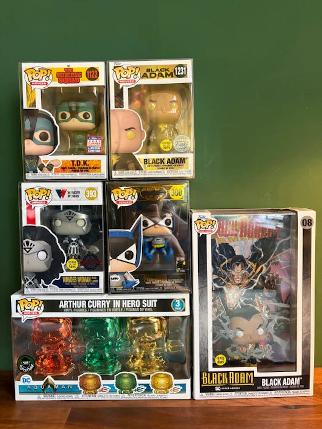Funko - Funko Pop Black Adam en overige Funko Pop figuren - 2020+