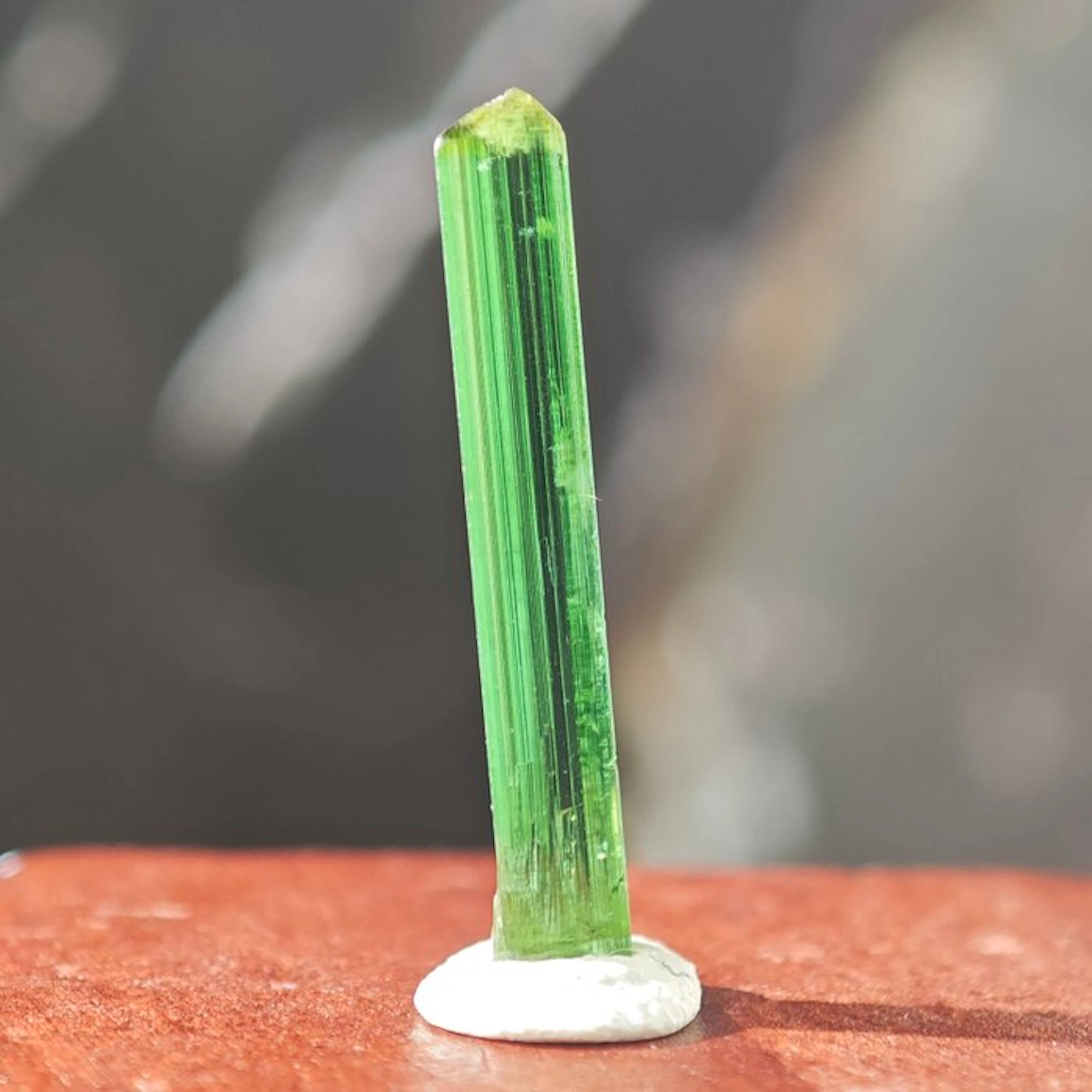 0.95 ct chromian green tourmaline Crystal- 0.19 g