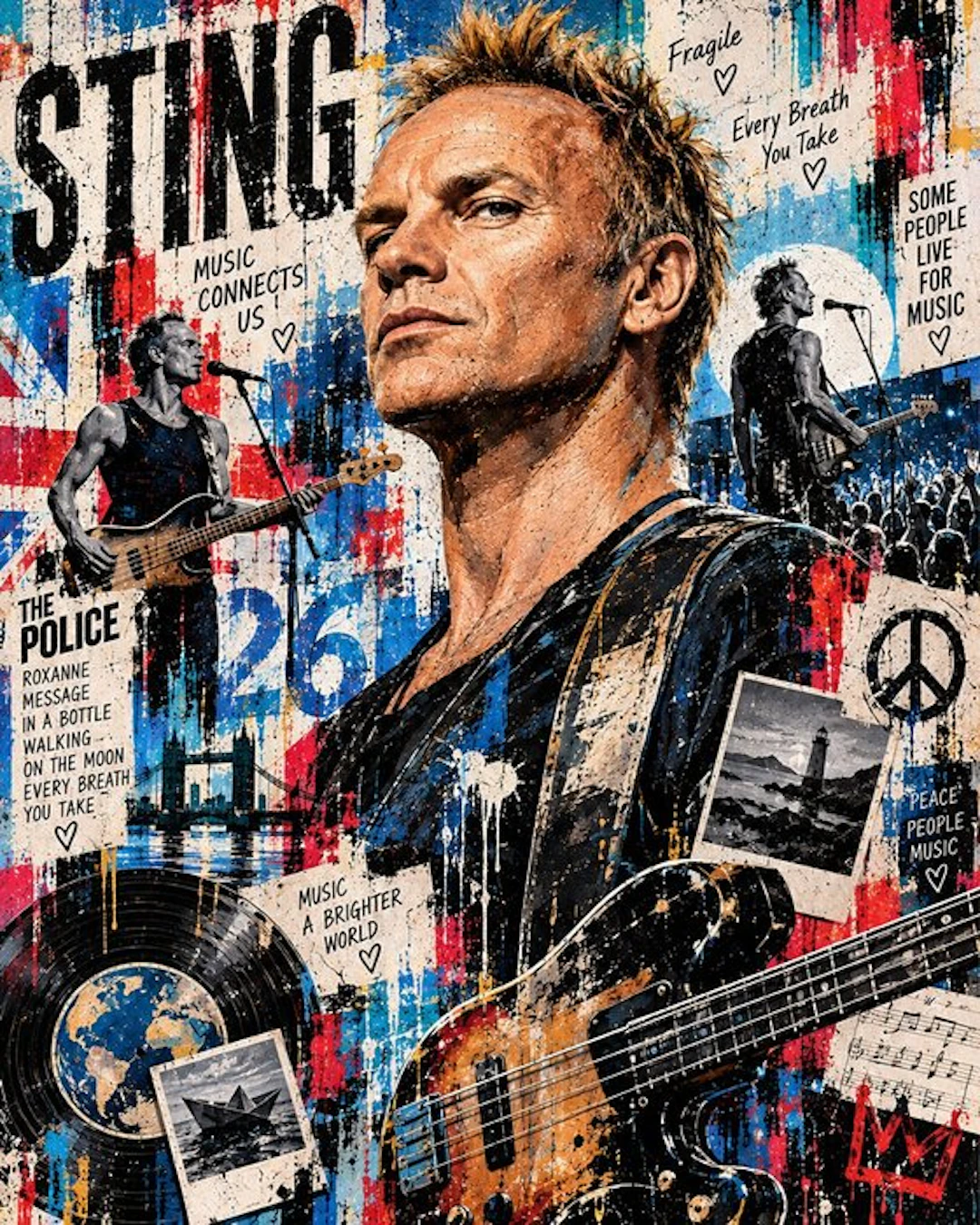 Sting - 2026 45x55 Cm