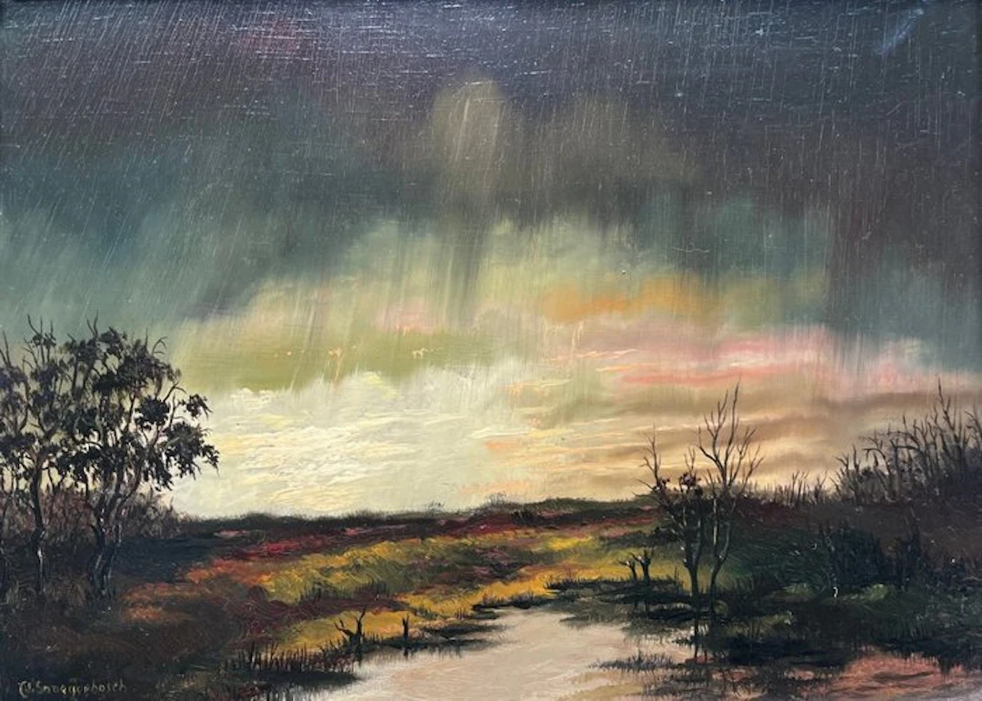 Cornelis Johannes Snoeijerbosch (1891–1975) - Hollands landschap