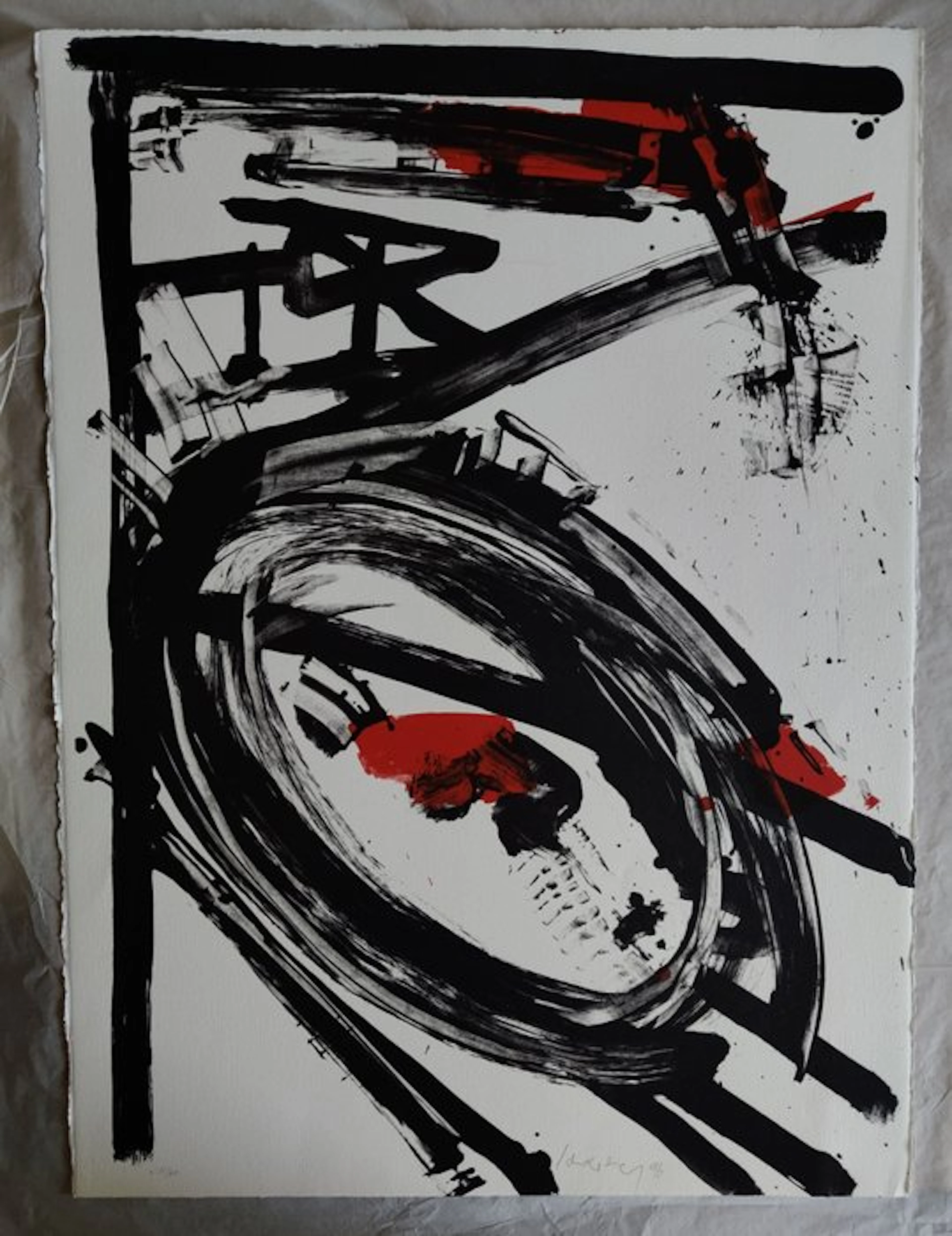 K.R.H. Sonderborg (1923–2008) - Lithograph from 1996