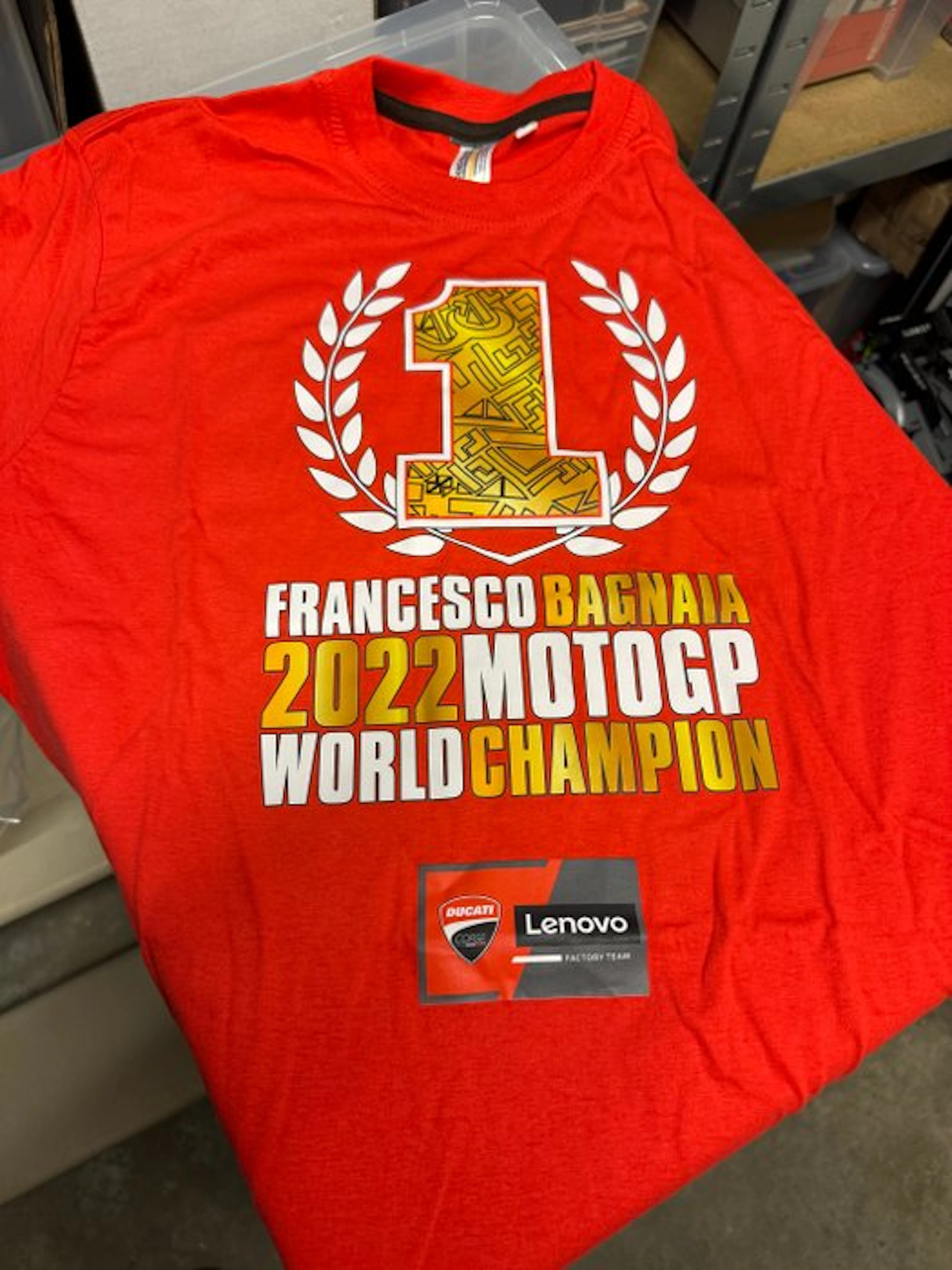 Ducati Lenovo Team - MotoGP - Francesco Bagnaia - 2022 - Sports jersey