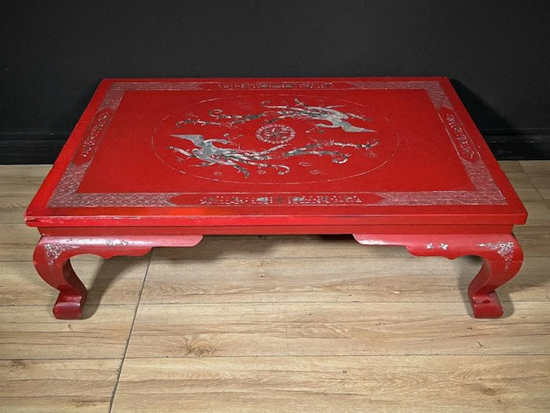 Centre table - Wood - Antique Oriental Coffee Table