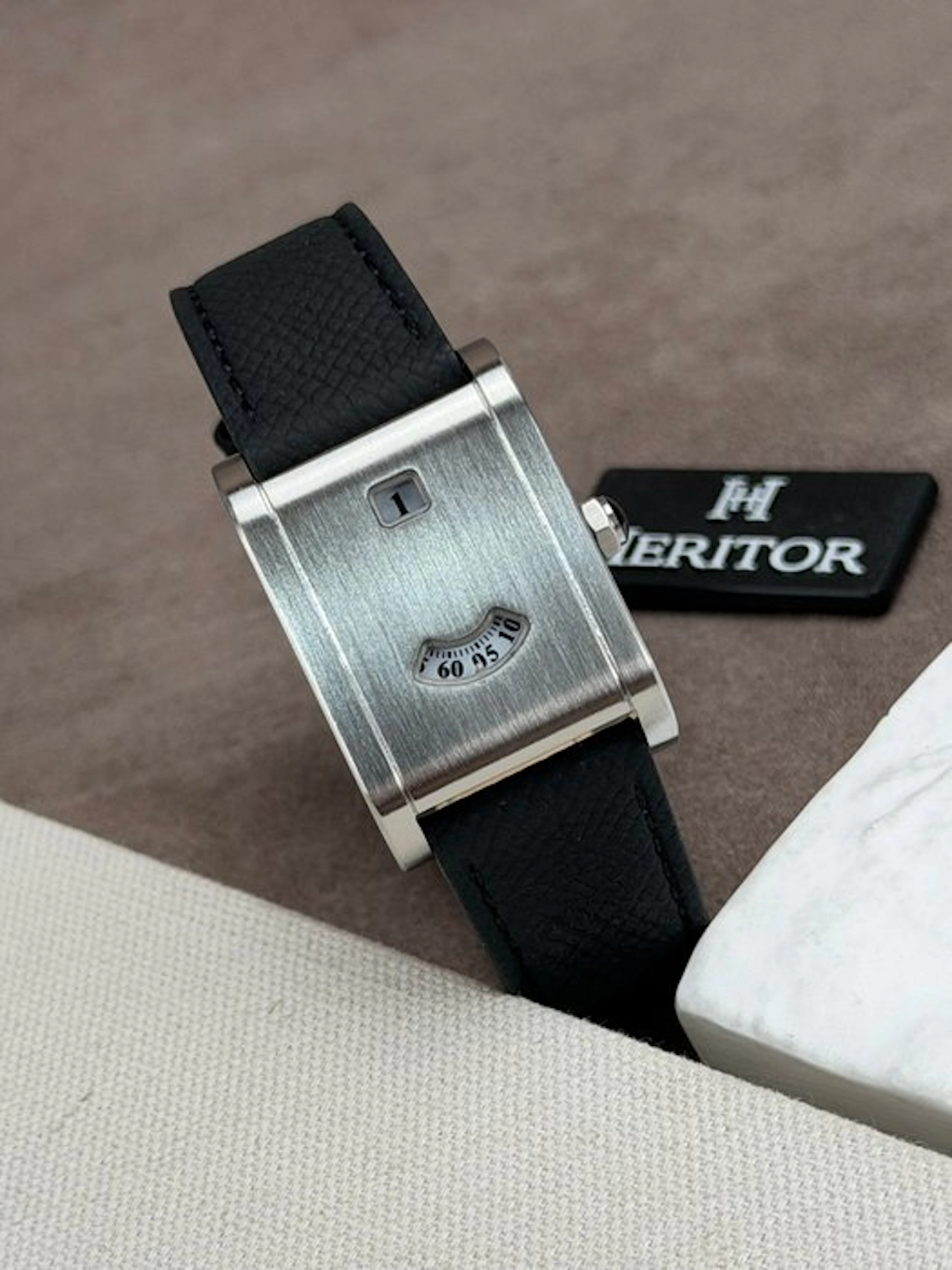 Heritor - Automatic Ramses -Silver/Black 'Disc dial' - No...
