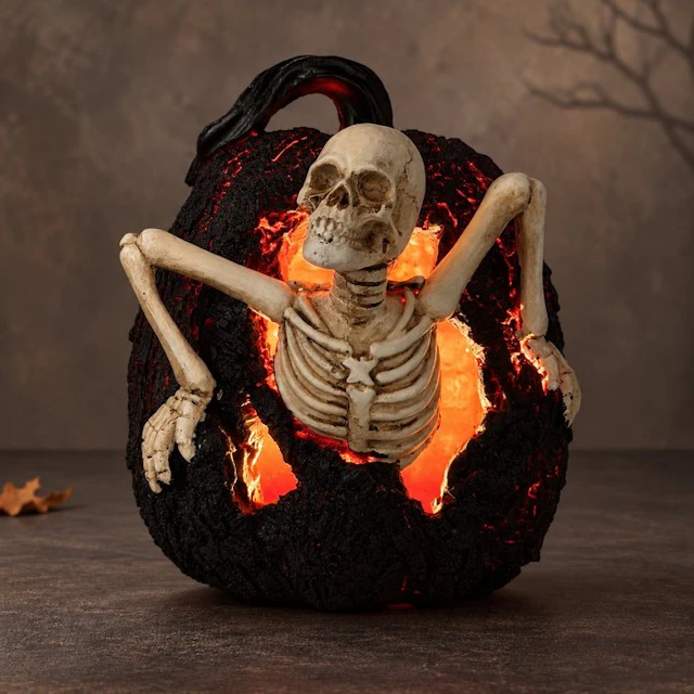 Figurine - Lamp - Resin