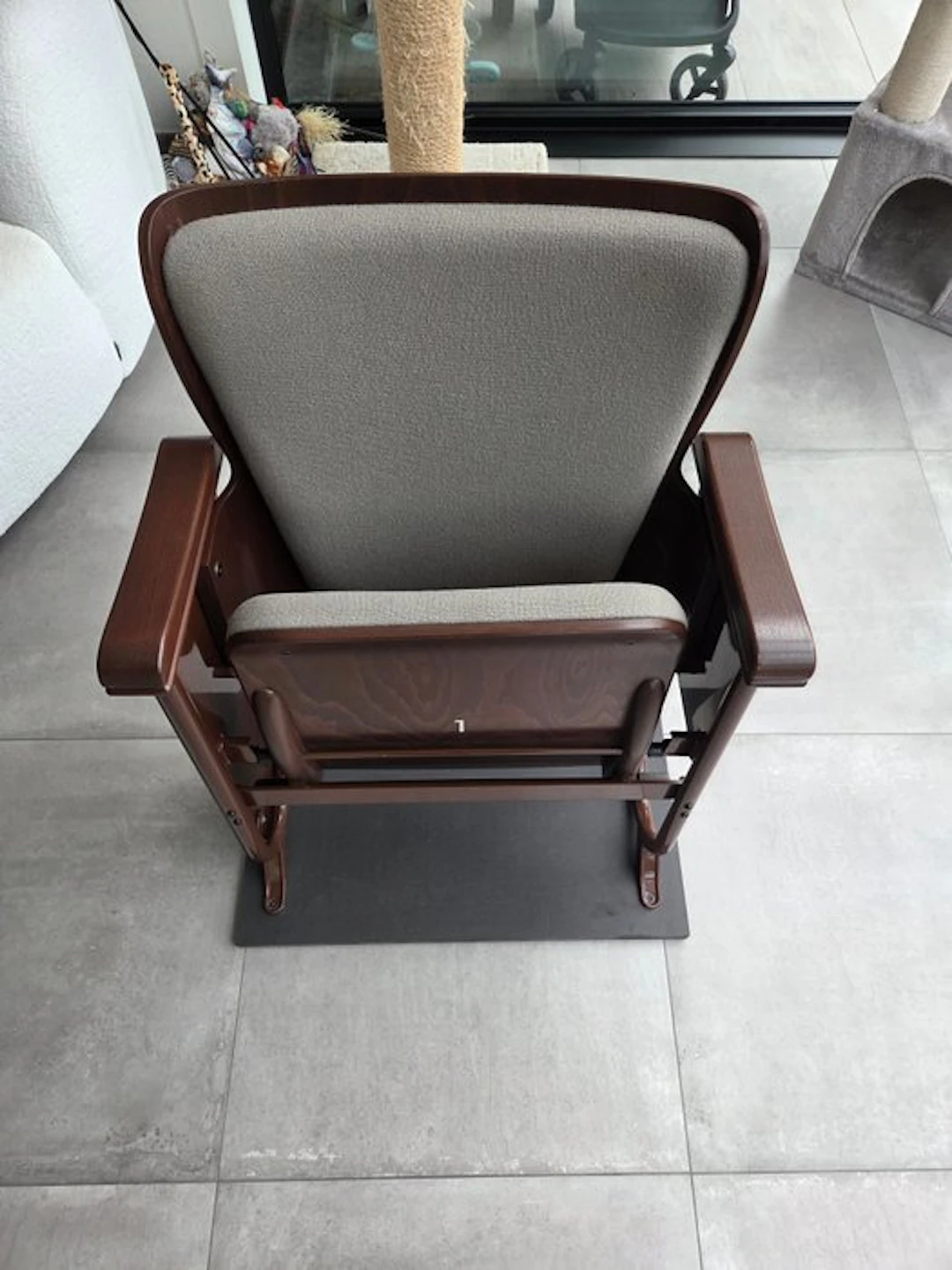 Folding chair - Wood, Metal, Textile - 'DIVA' showroom model