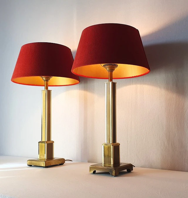 Kullmann - Table lamp - Brass - Two table lamps